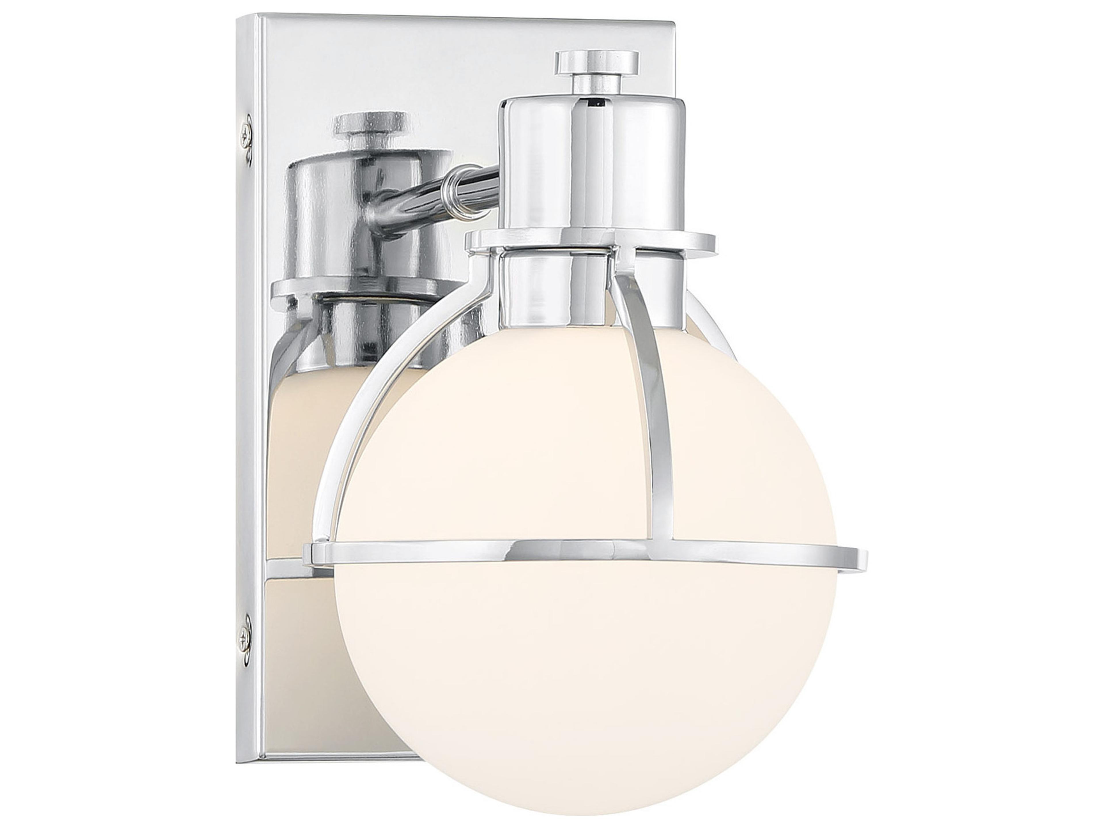 Pierce 1-Light Chrome Wall Sconce