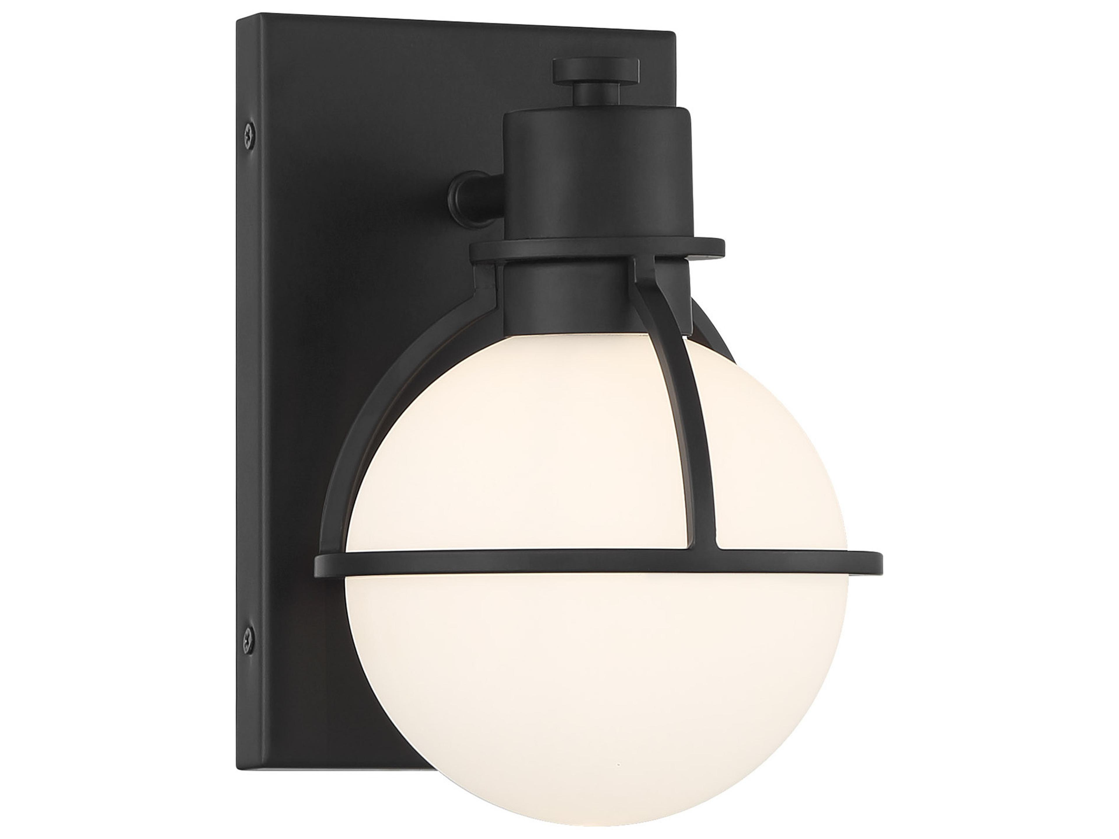 Pierce 1-Light Matte Black Wall Sconce