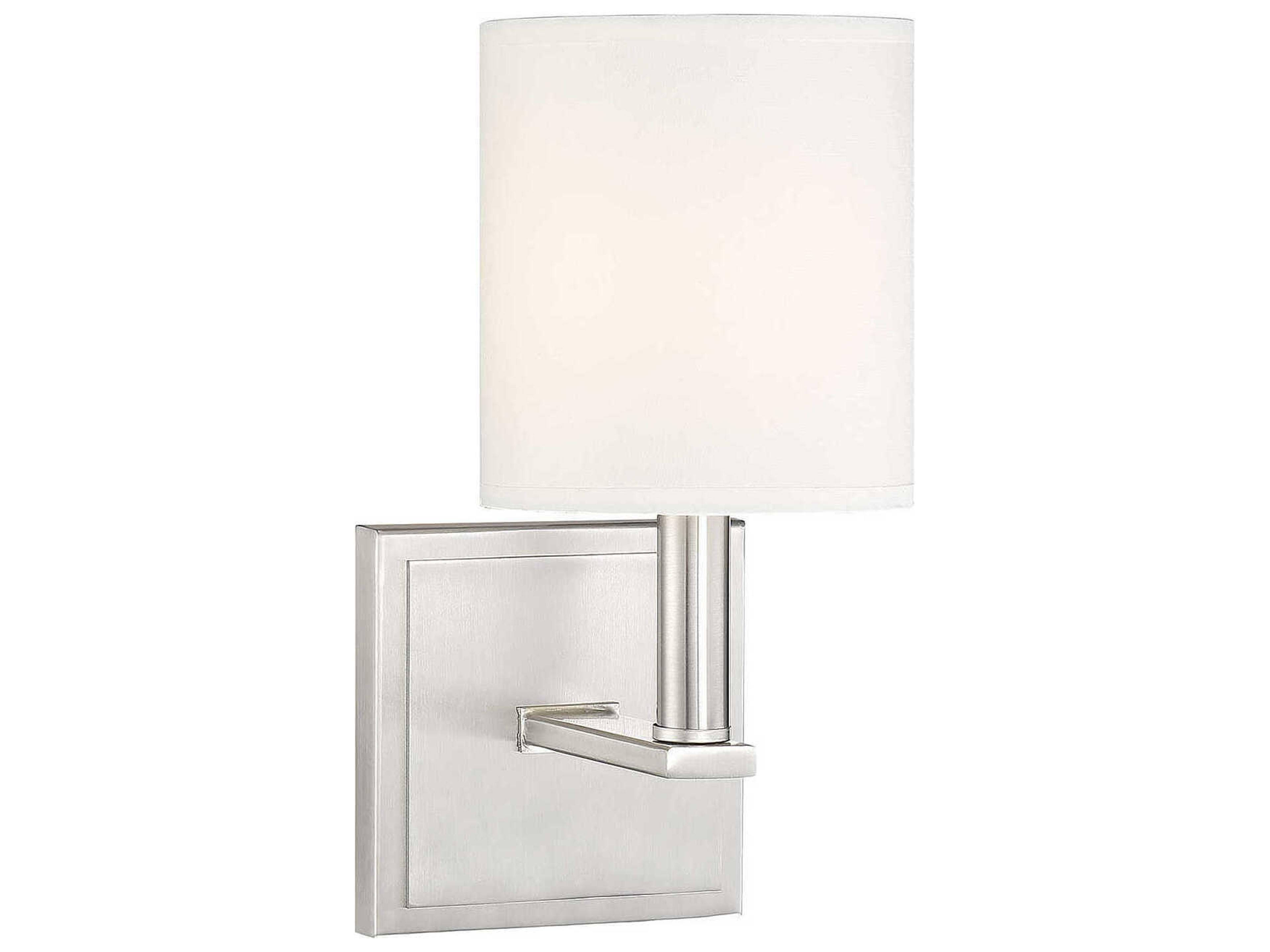 Waverly 1-Light Satin Nickel Wall Sconce