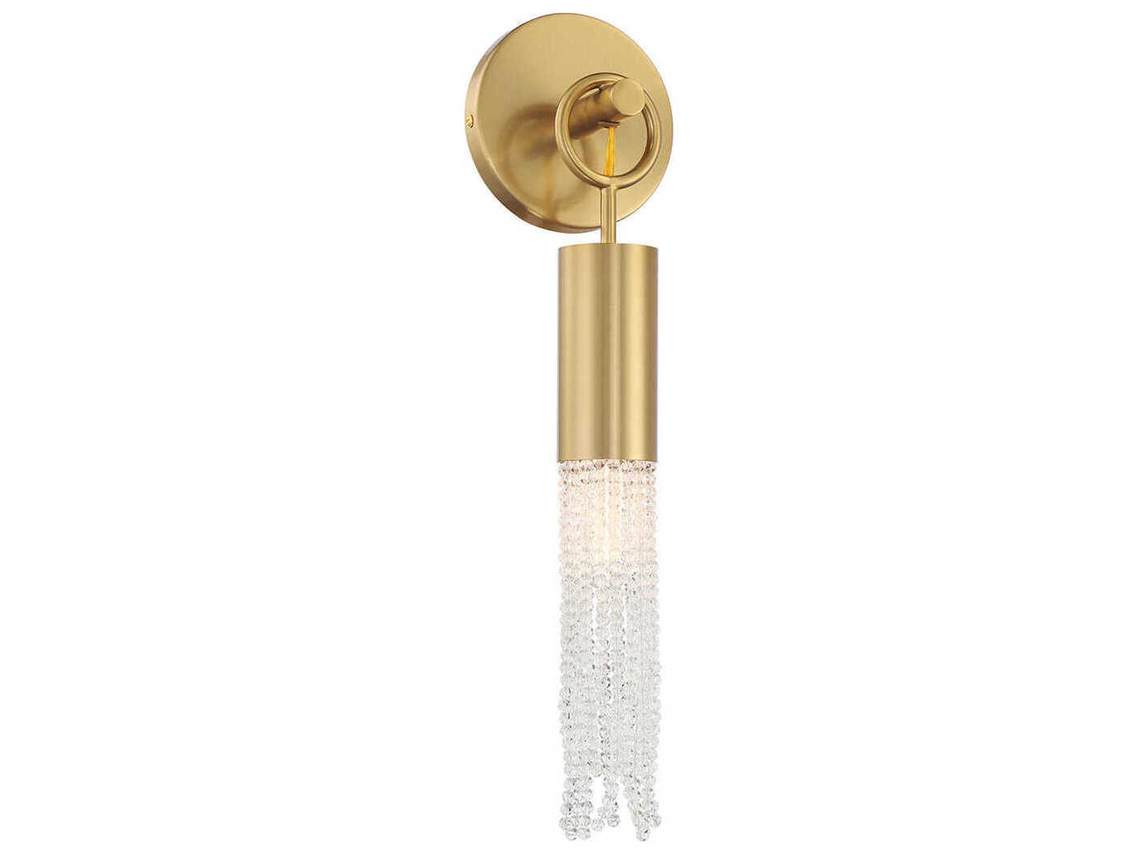 Chelsea 1-Light Warm Brass Wall Sconce