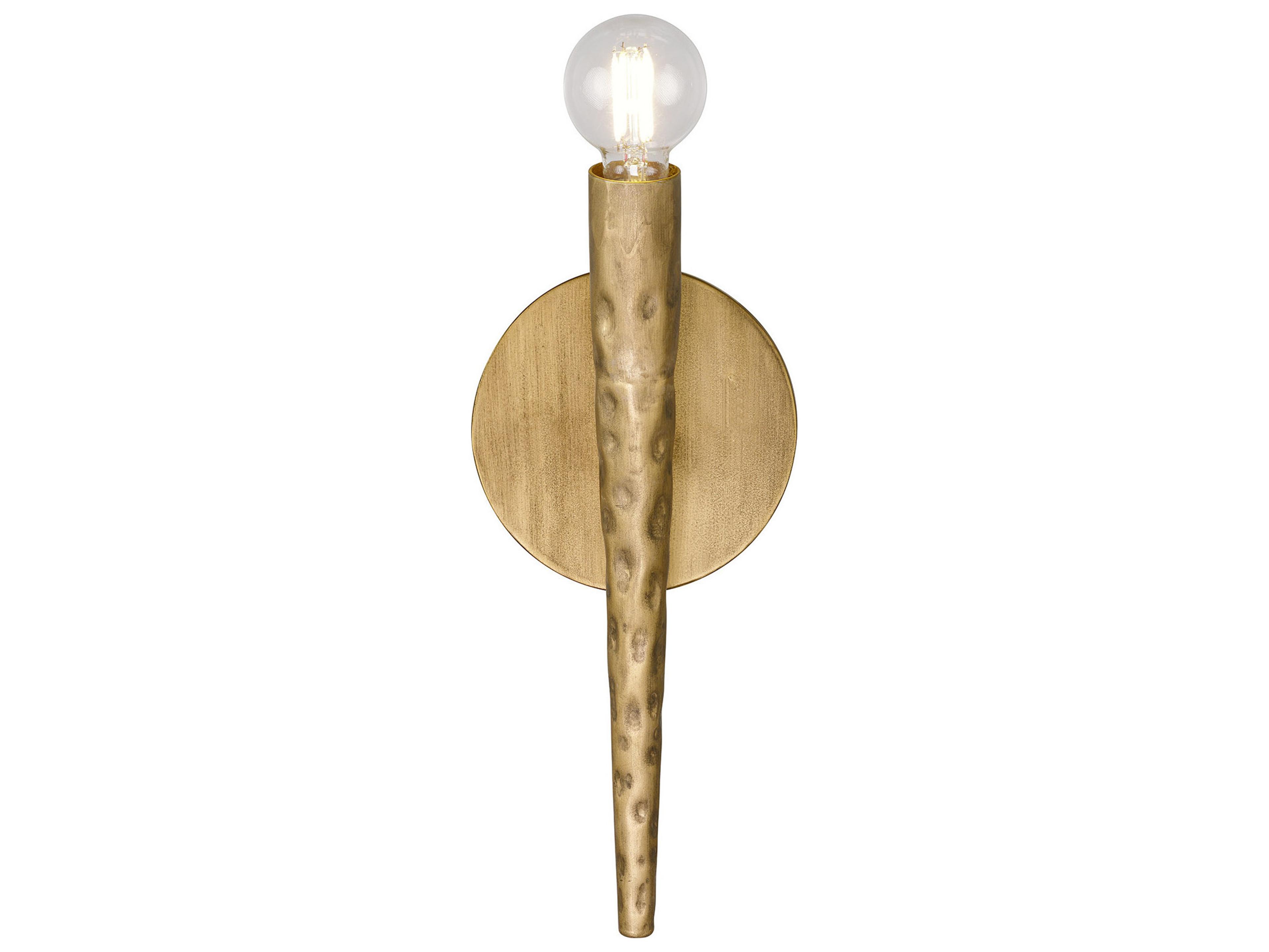 Belleza 1-Light Spumante Gold Wall Sconce