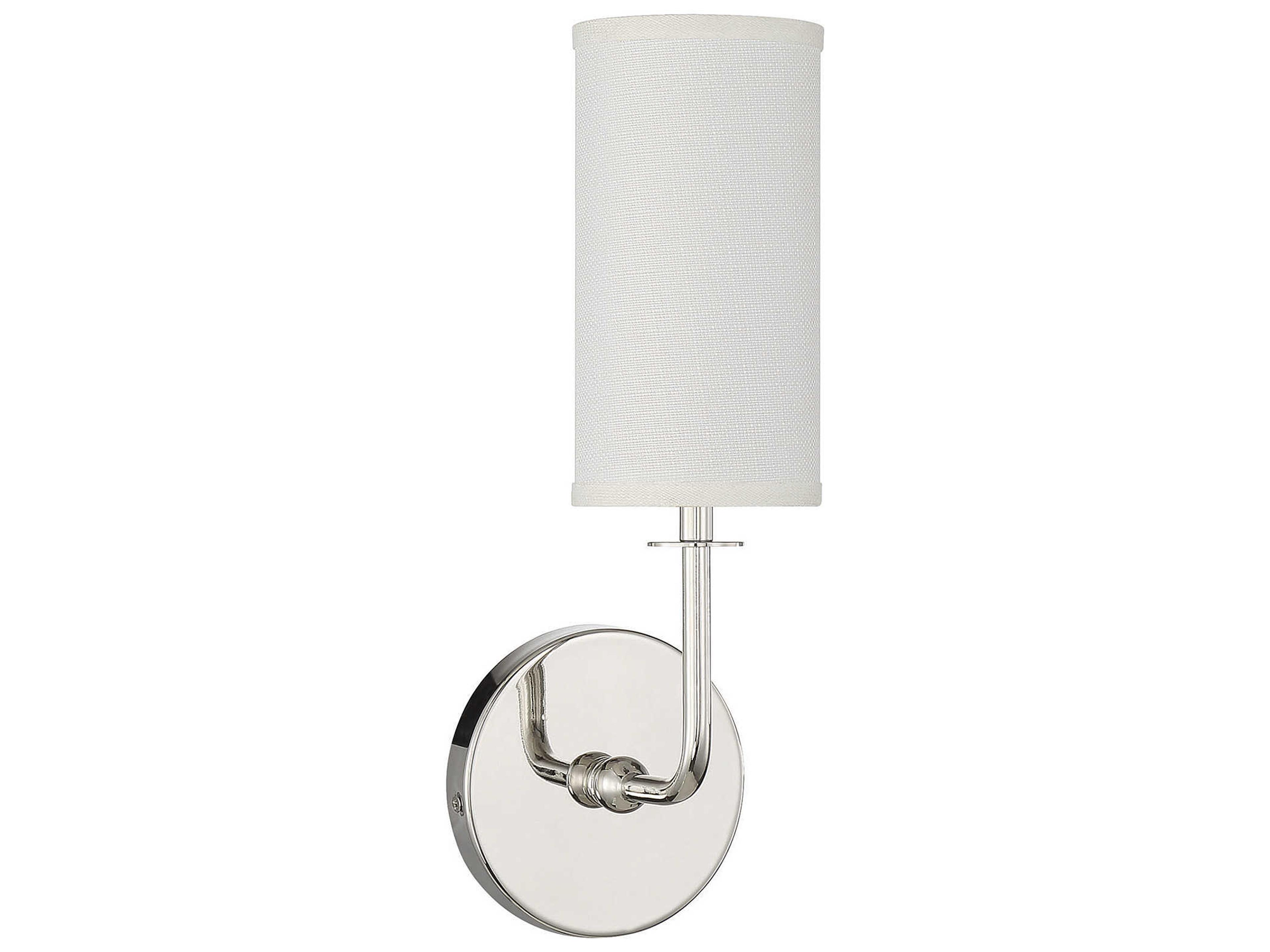 Savoy House Powell 1-Light Polished Nickel Wall Sconce