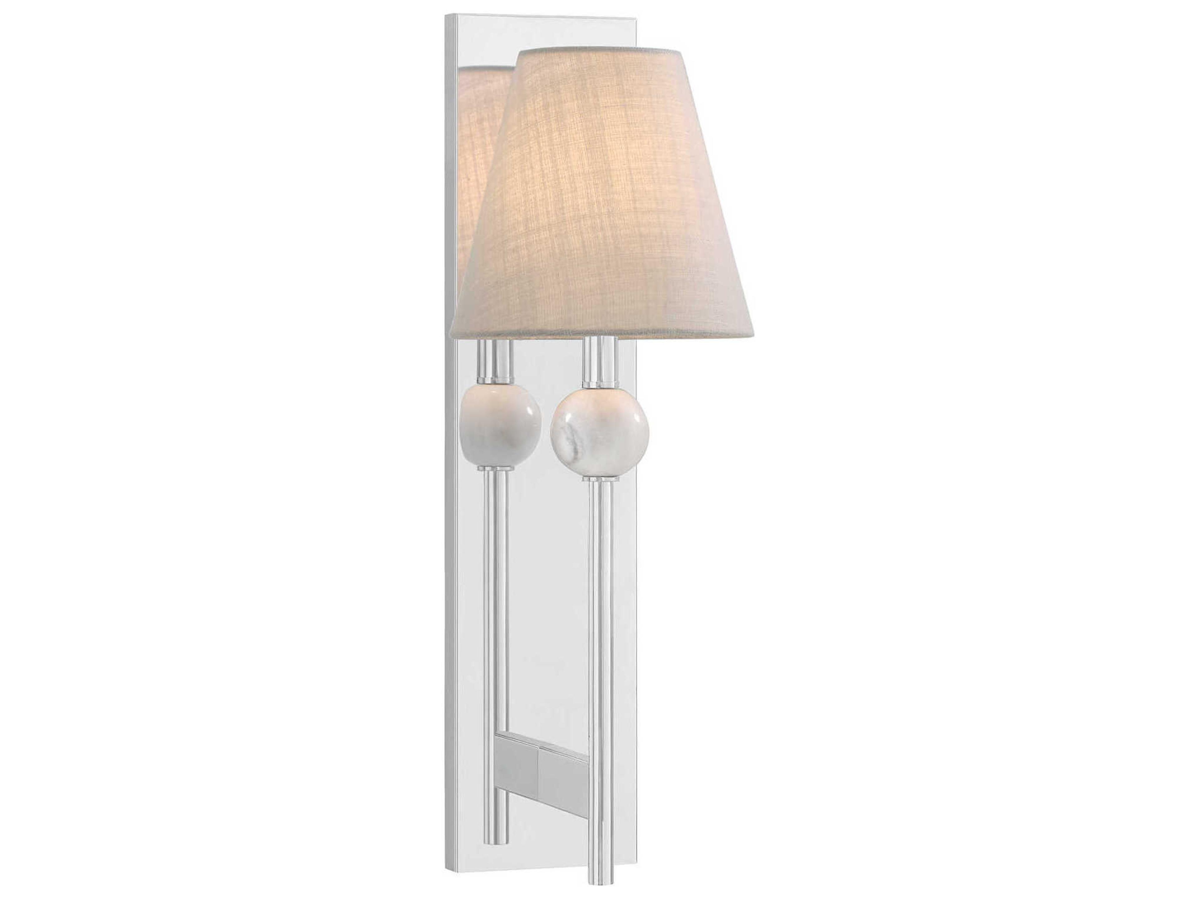 Travis 1-Light Polished Chrome Wall Sconce