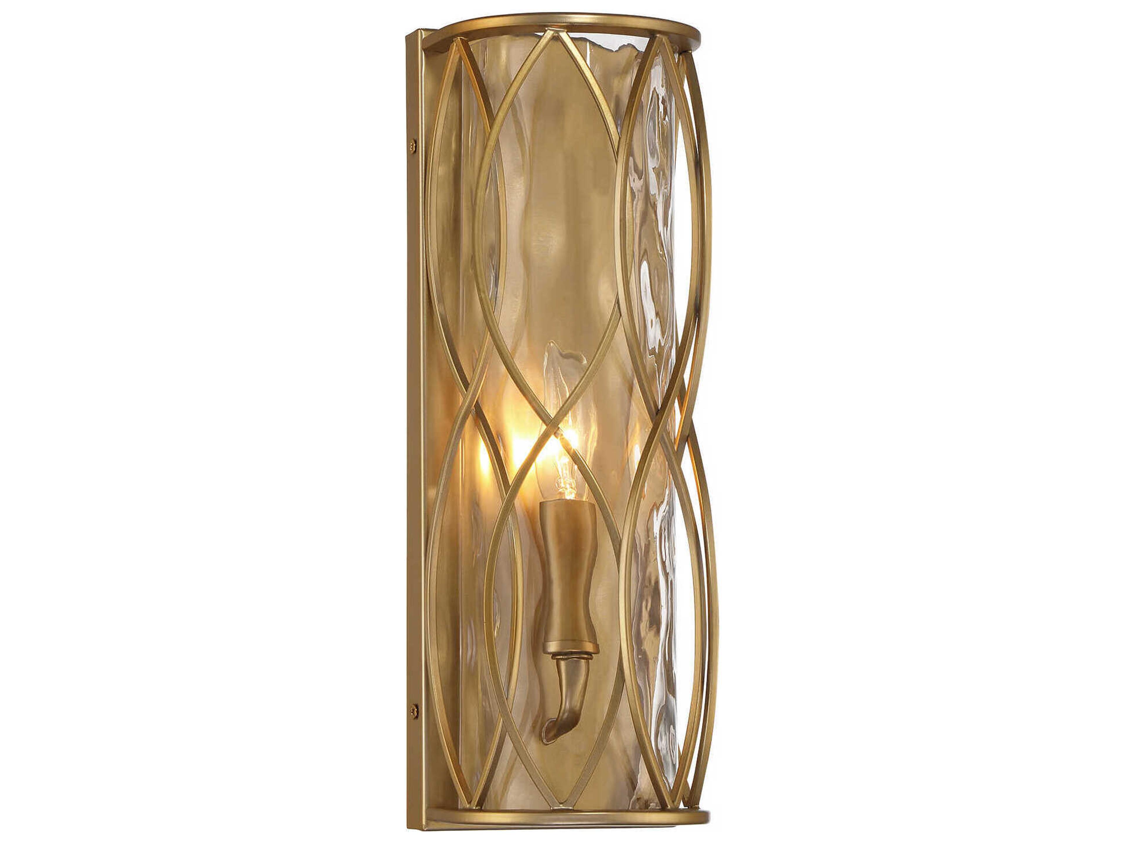 Savoy House Snowden 1-Light Burnished Brass Wall Sconce