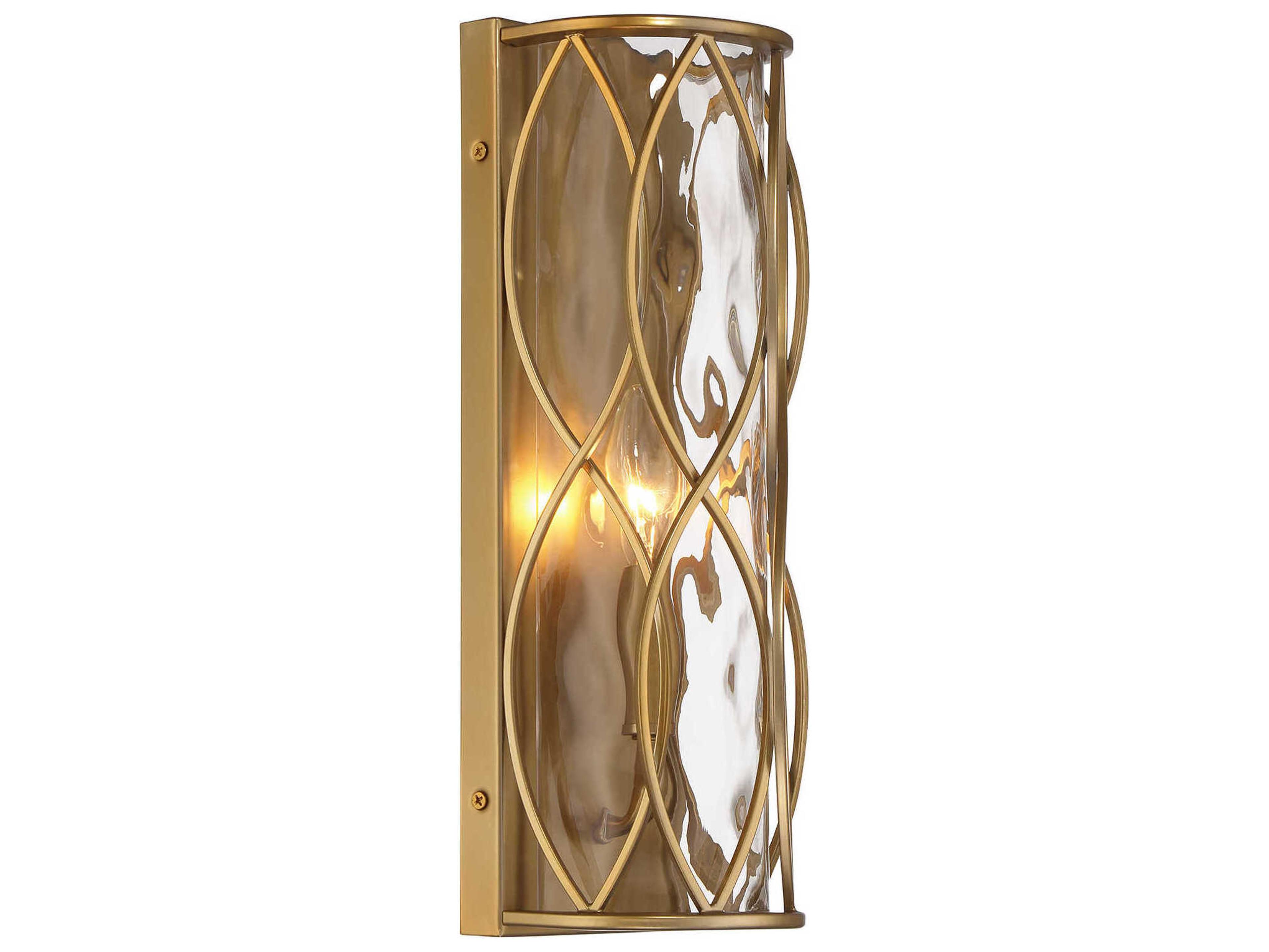Savoy House Snowden 1-Light Burnished Brass Wall Sconce