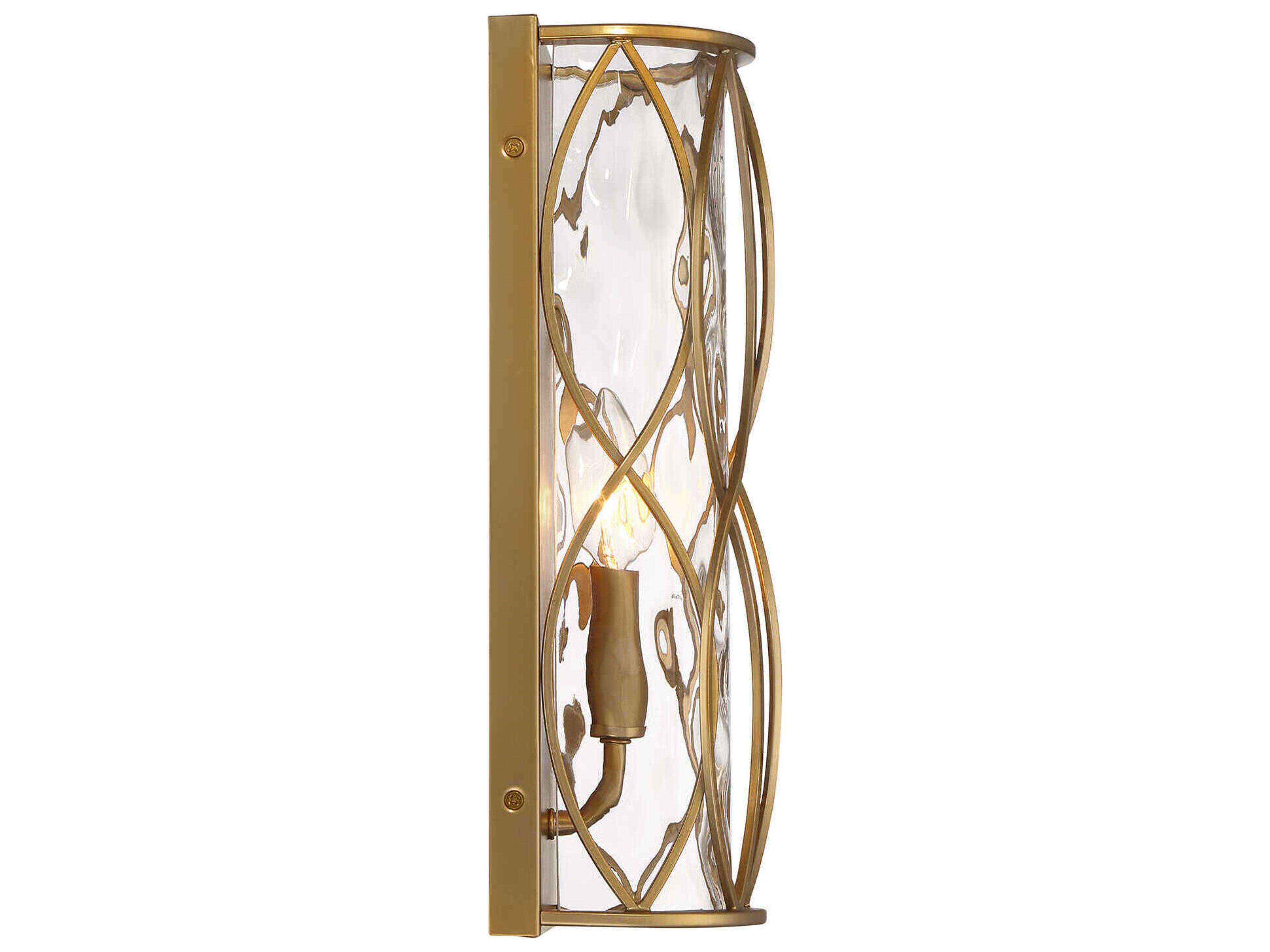 Savoy House Snowden 1-Light Burnished Brass Wall Sconce