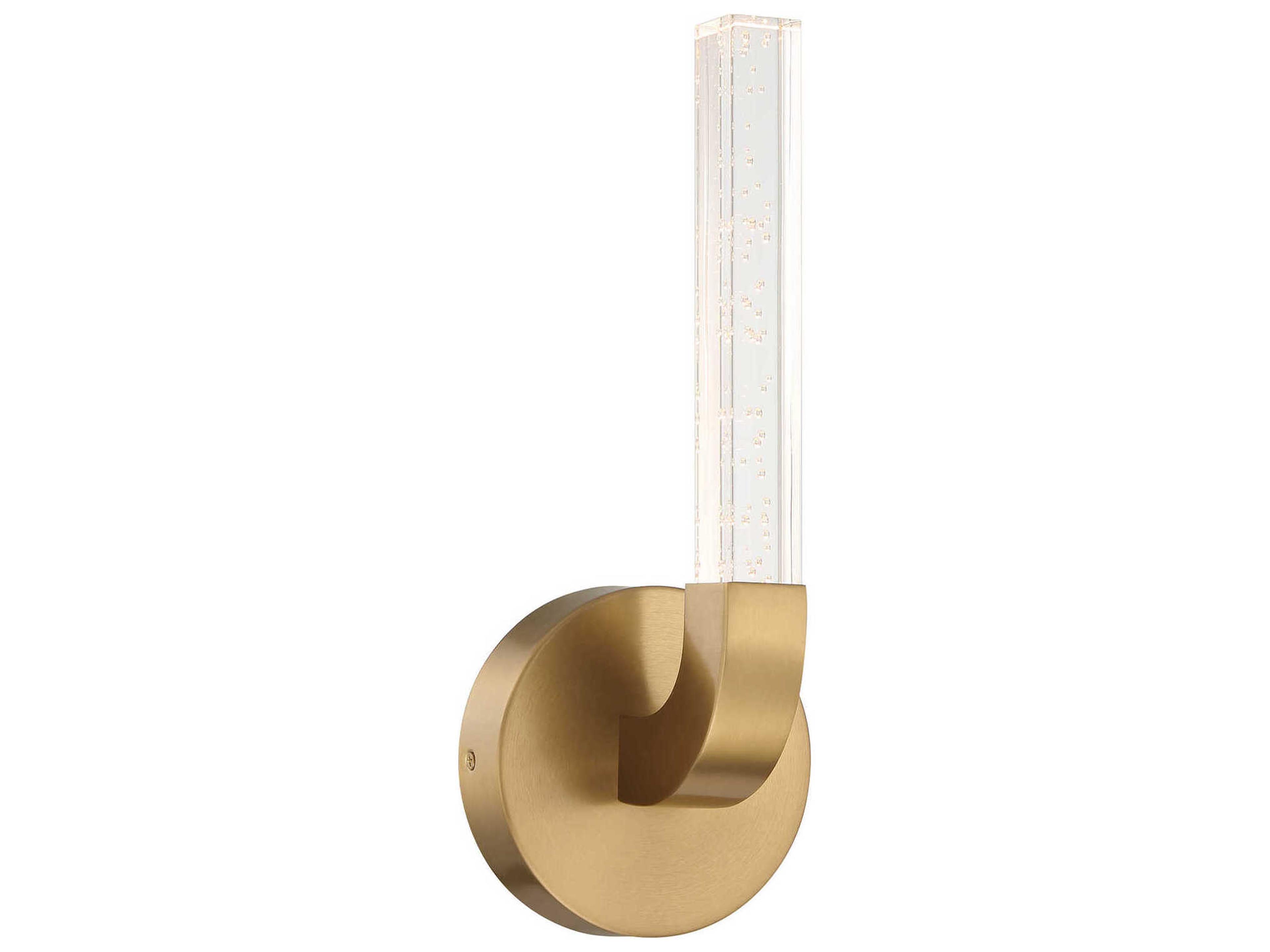 Del Mar 1-Light Warm Brass Wall Sconce