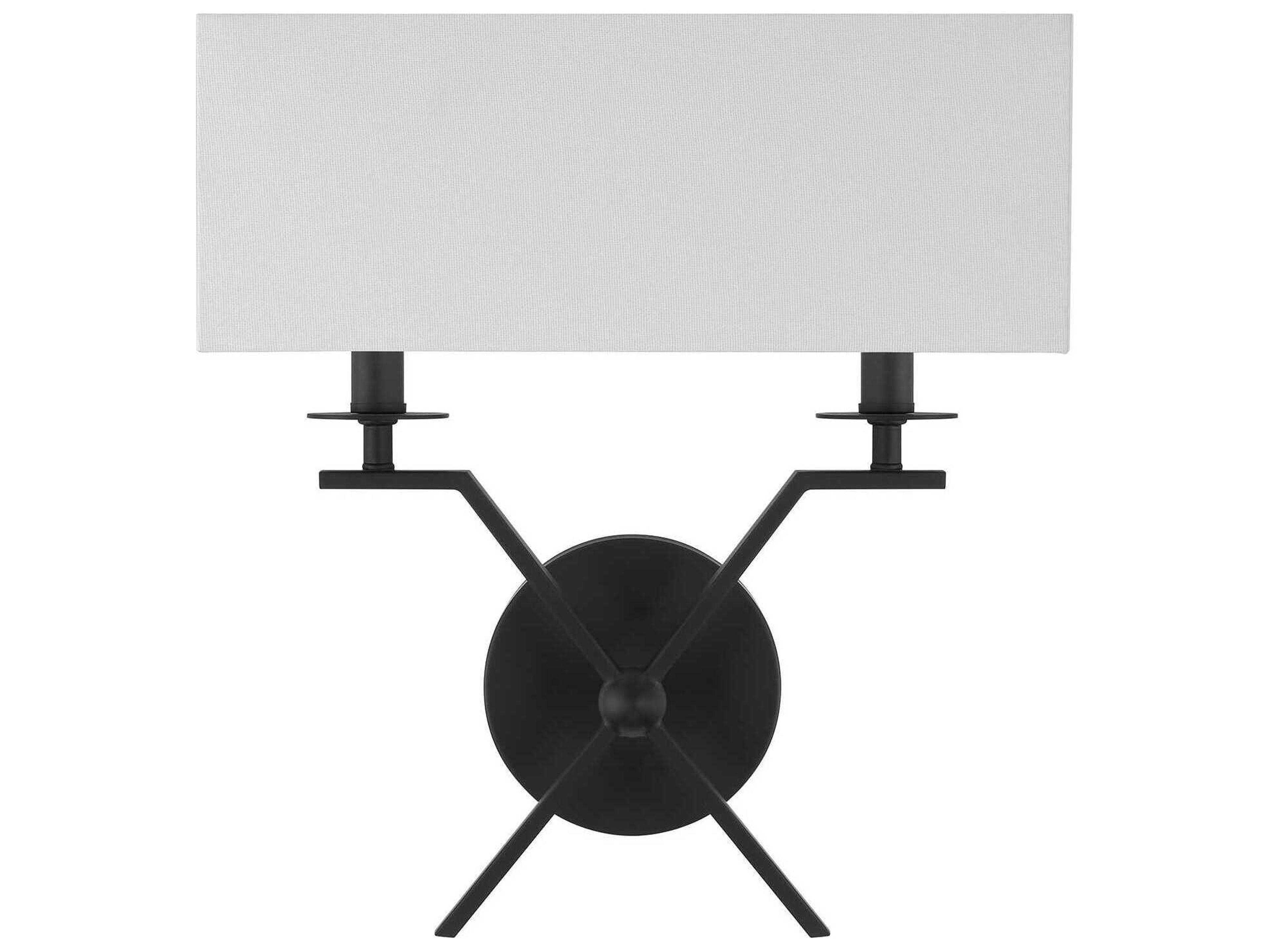 Savoy House Arondale 2-Light Matte Black Wall Sconce