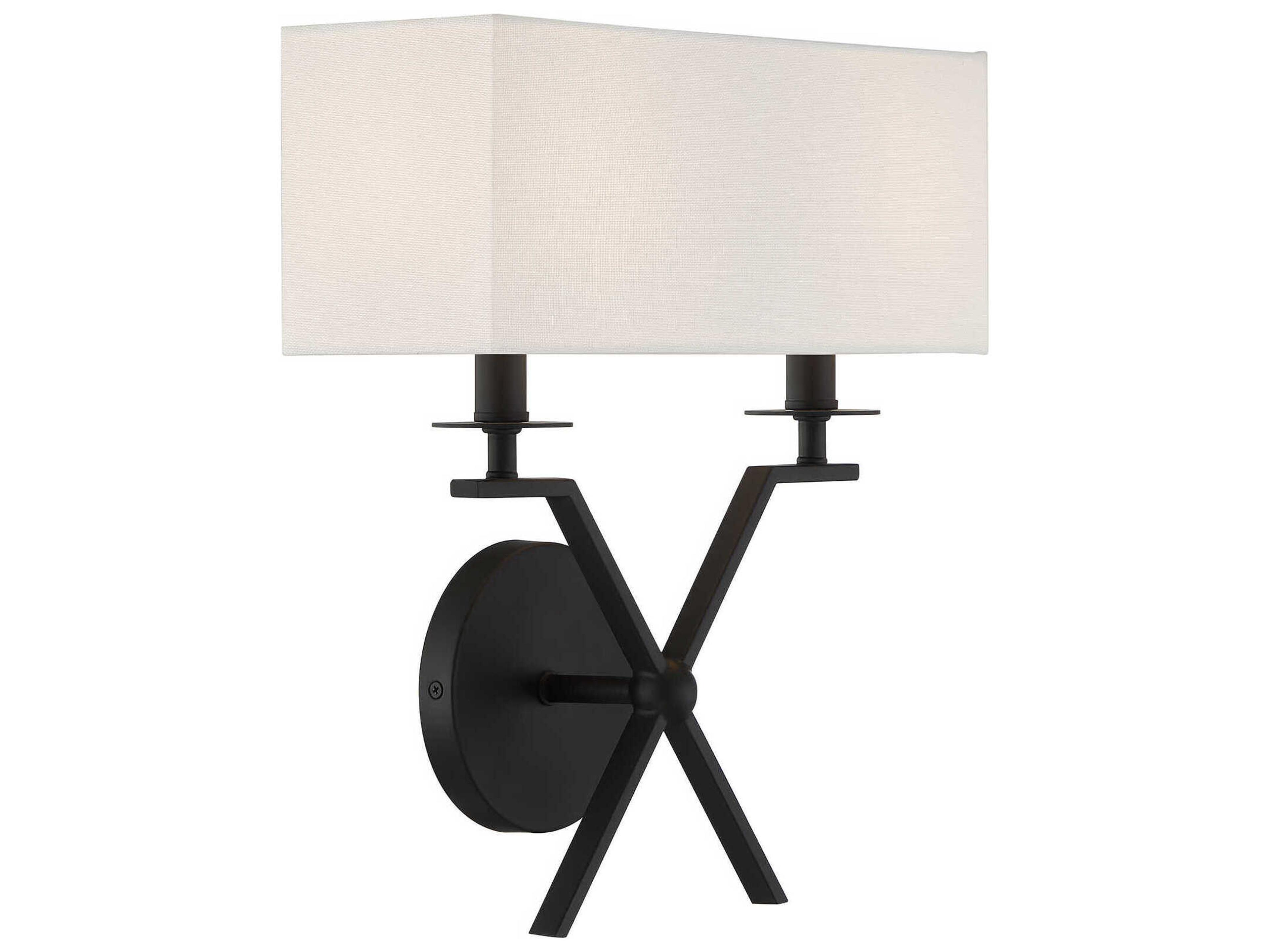 Savoy House Arondale 2-Light Matte Black Wall Sconce
