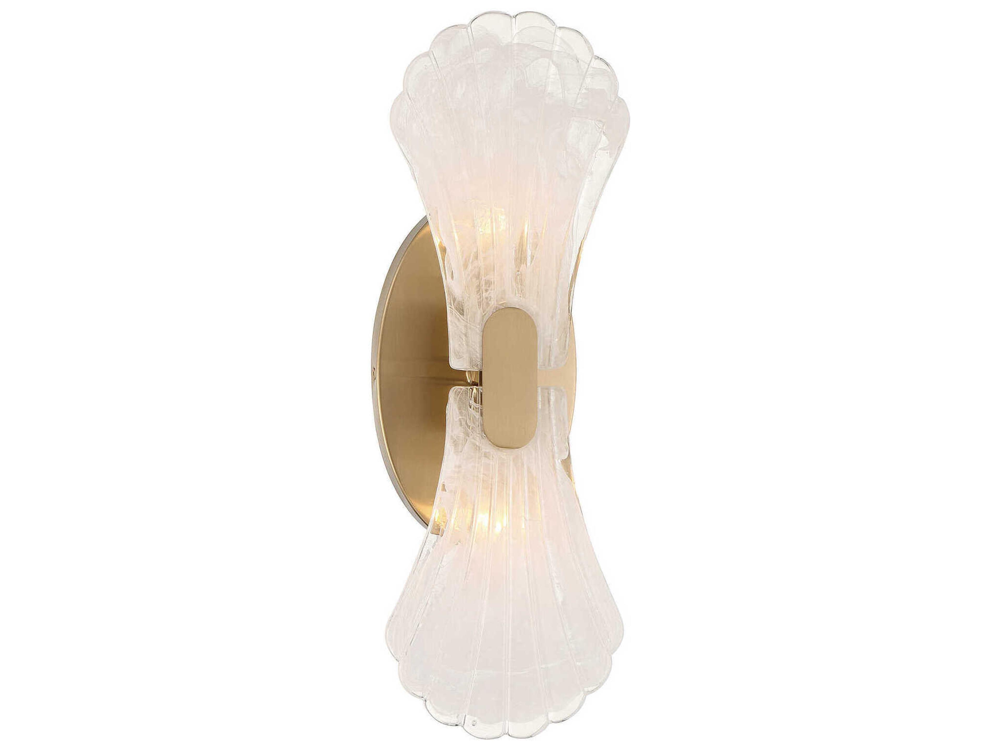 Bancroft 2-Light Noble Brass Wall Sconce