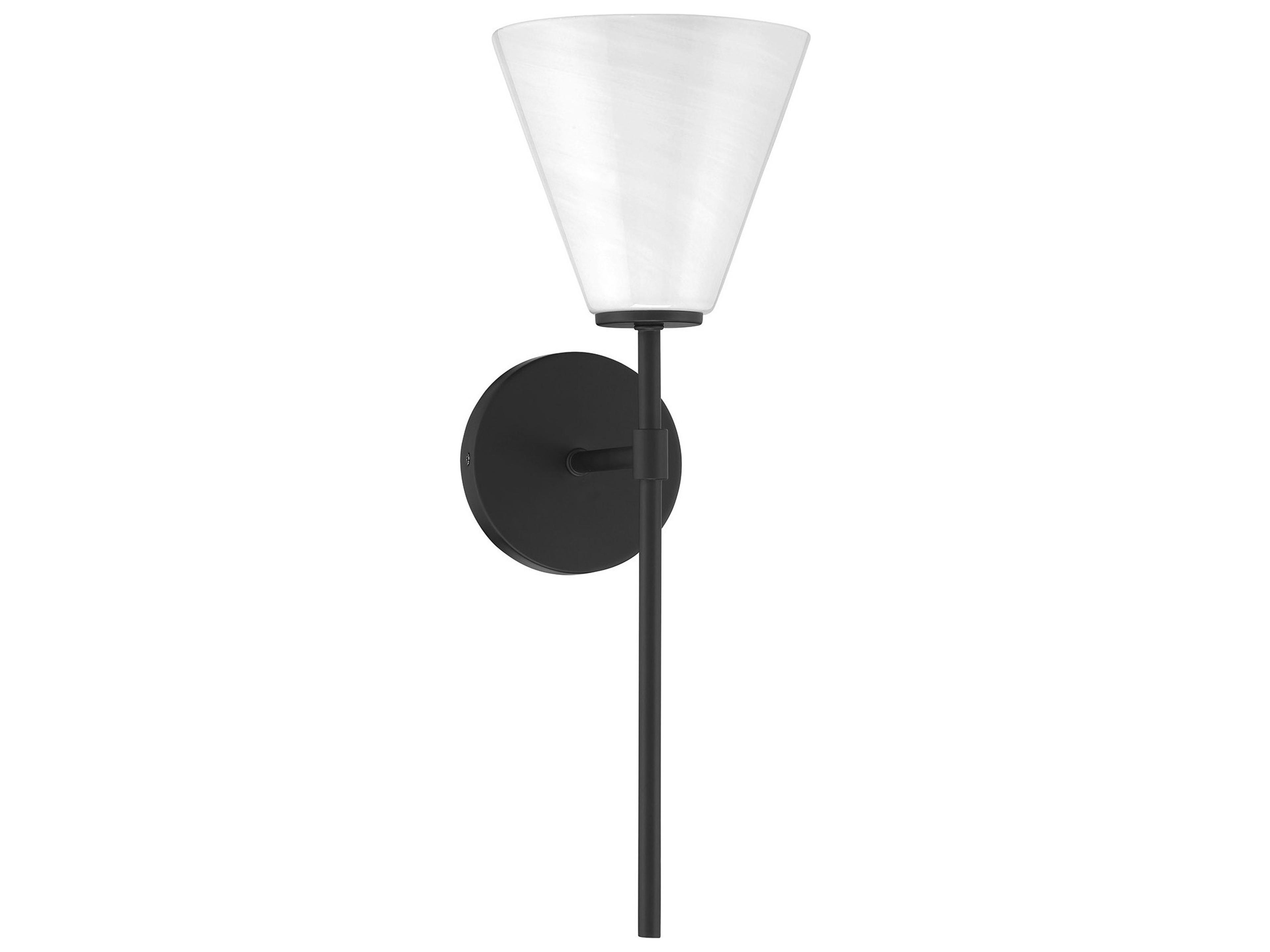 Savoy House Blair 1-Light Matte Black Wall Sconce