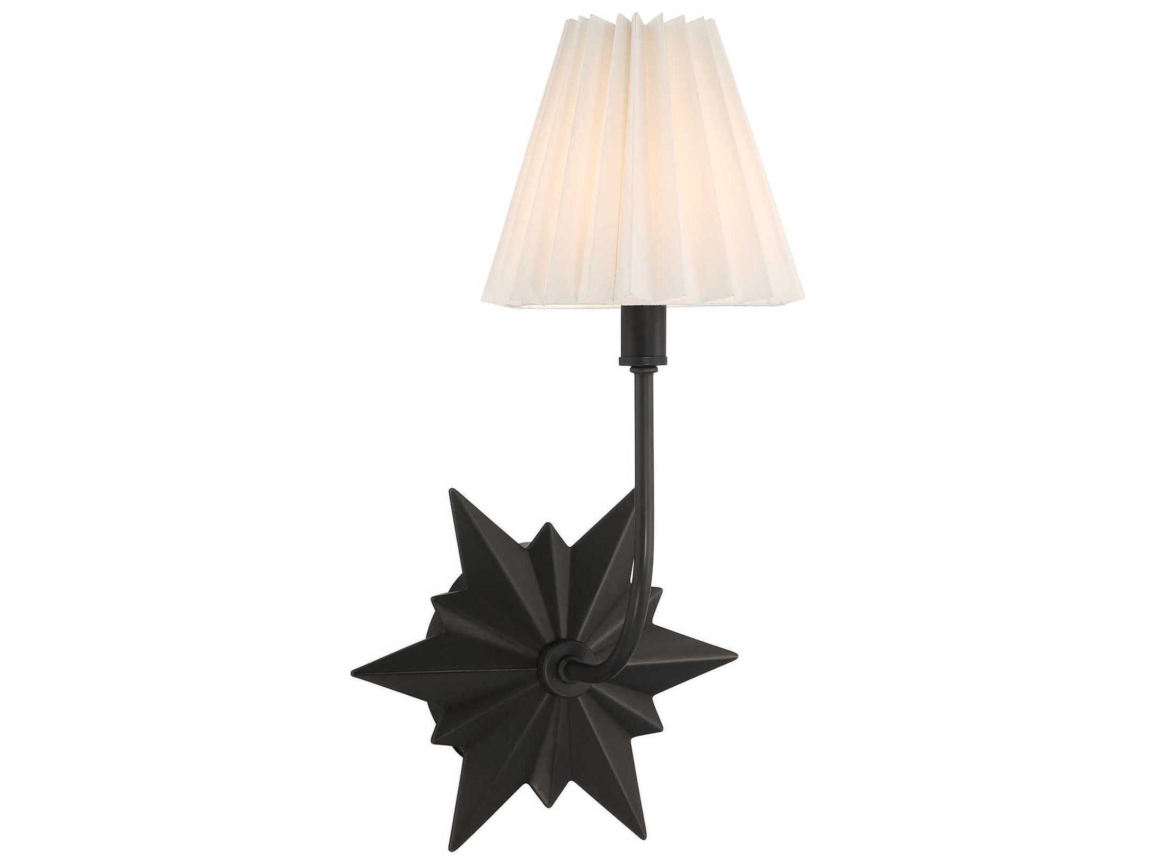 Crestwood 1-Light Black Tourmaline Wall Sconce