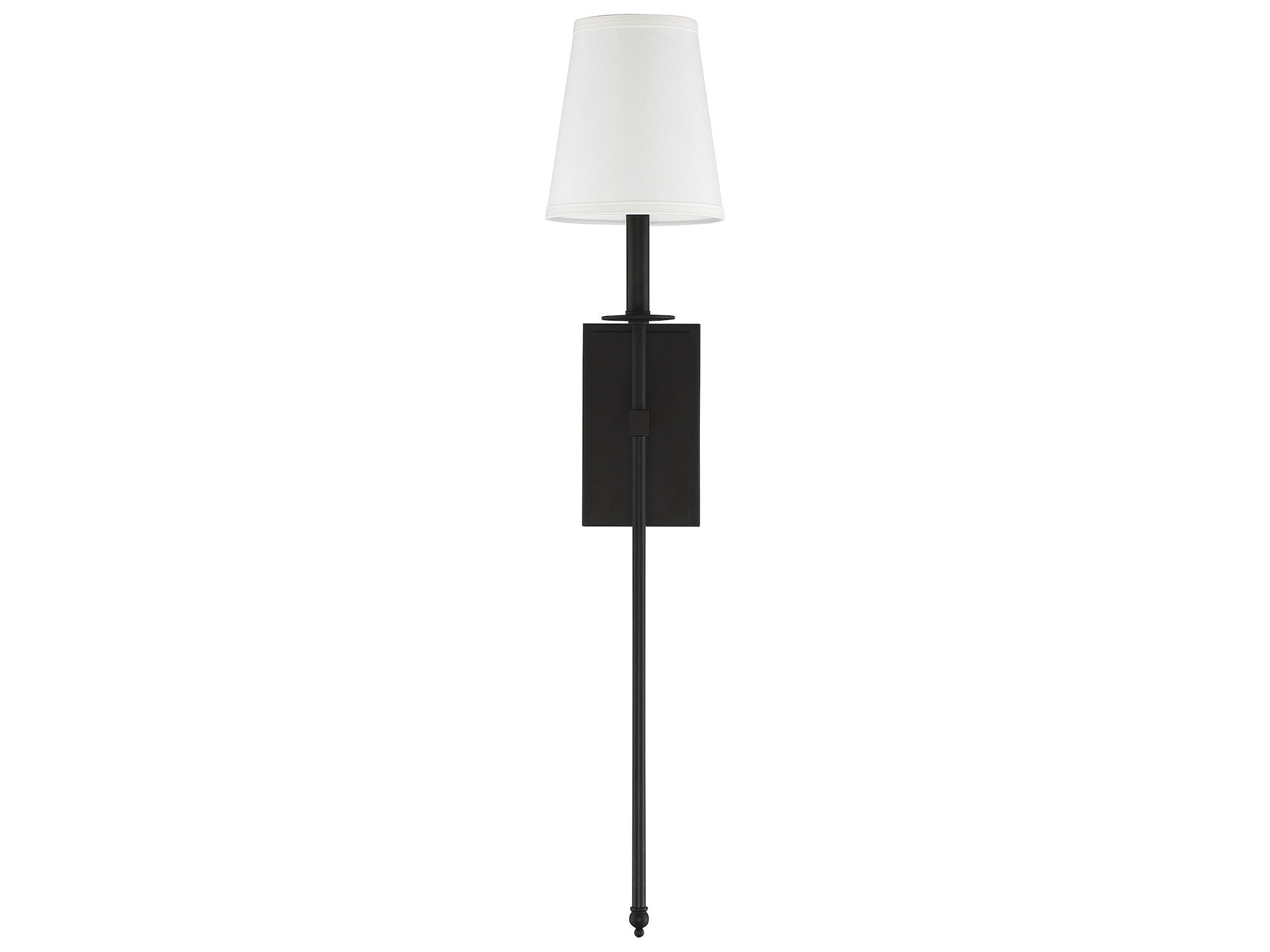 Savoy House Monroe 1-Light Matte Black Wall Sconce
