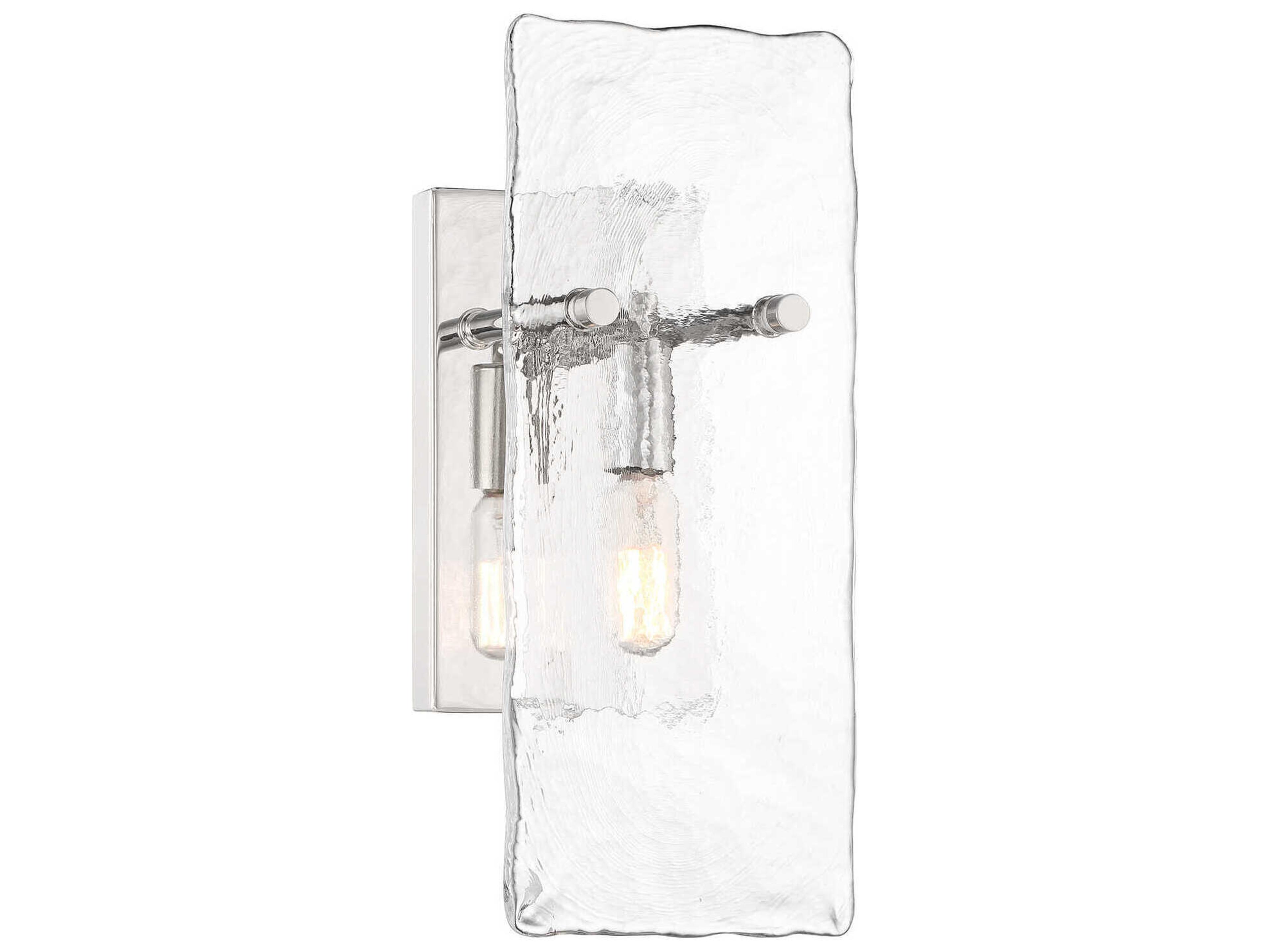 Genry 1-Light Polished Nickel Wall Sconce