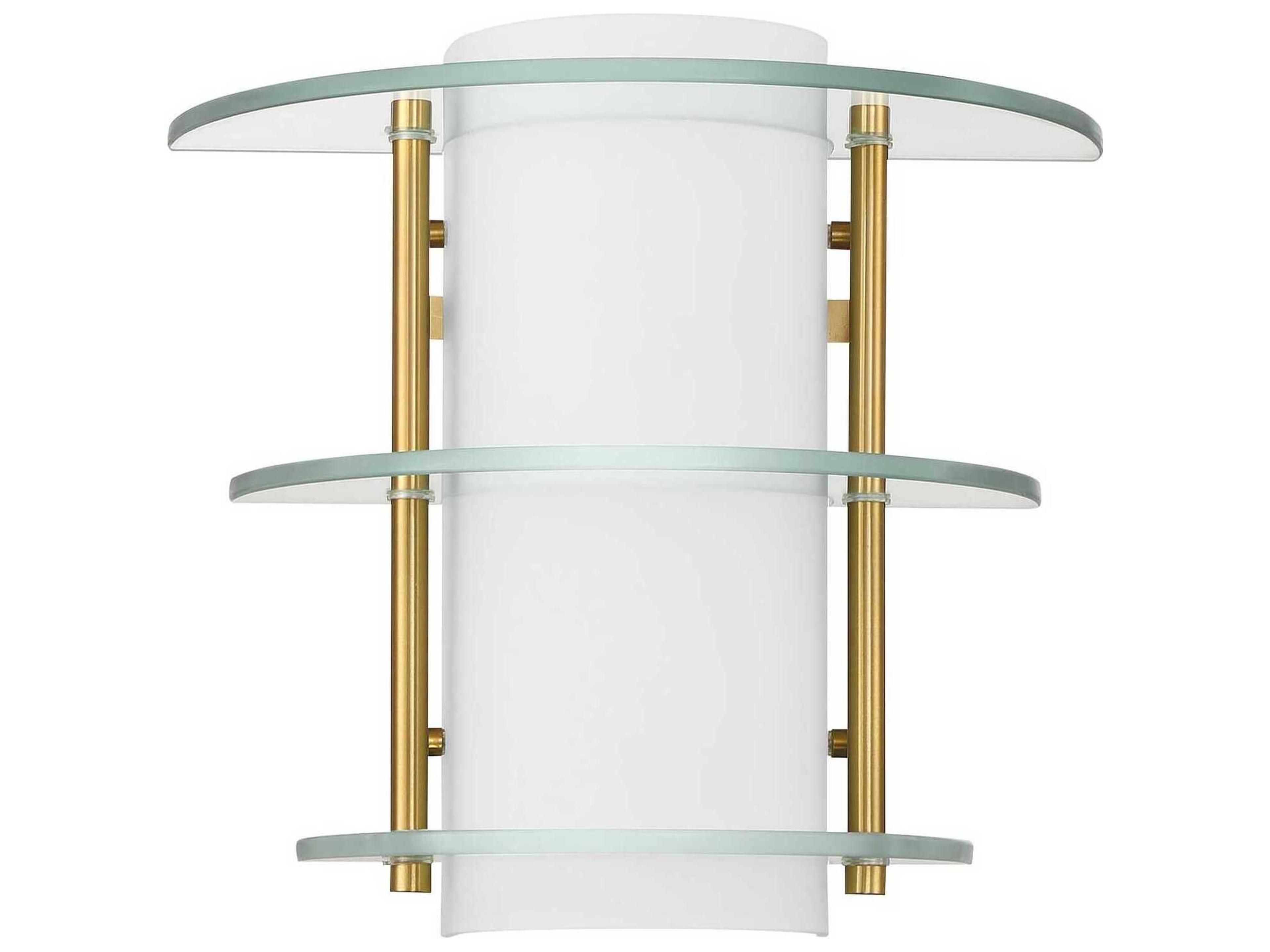 Savoy House Newell 2-Light Warm Brass Wall Sconce
