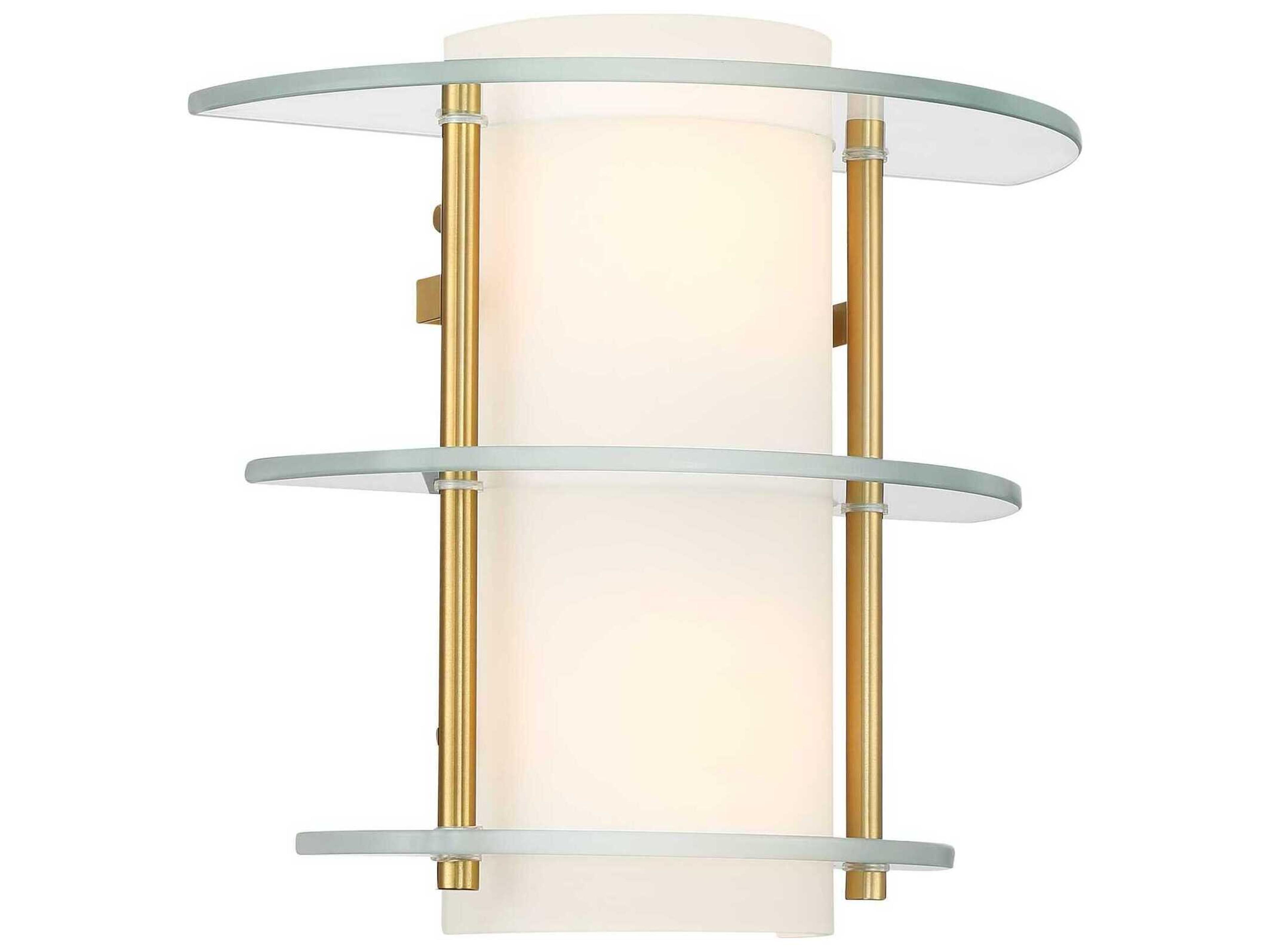 Savoy House Newell 2-Light Warm Brass Wall Sconce