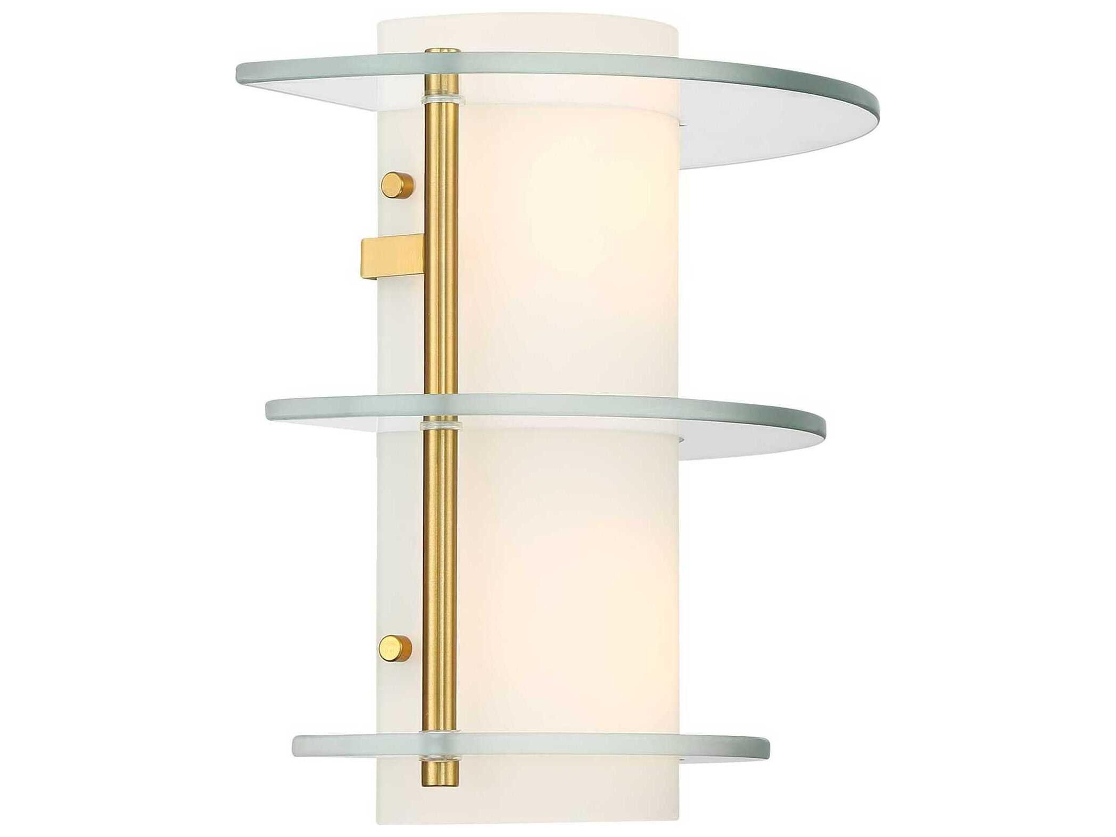 Savoy House Newell 2-Light Warm Brass Wall Sconce