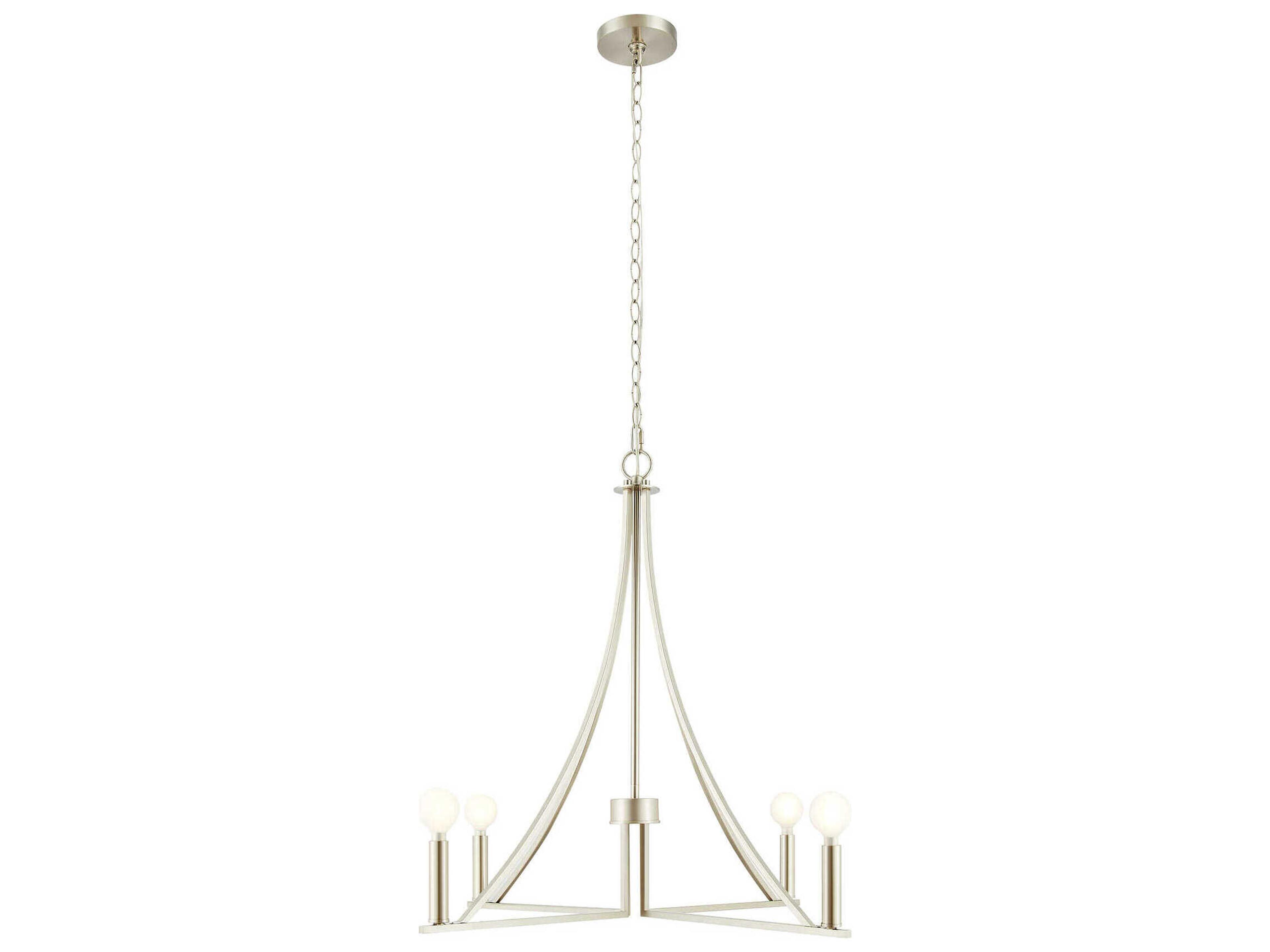 Meridian 4-Light Brushed Nickel Chandelier