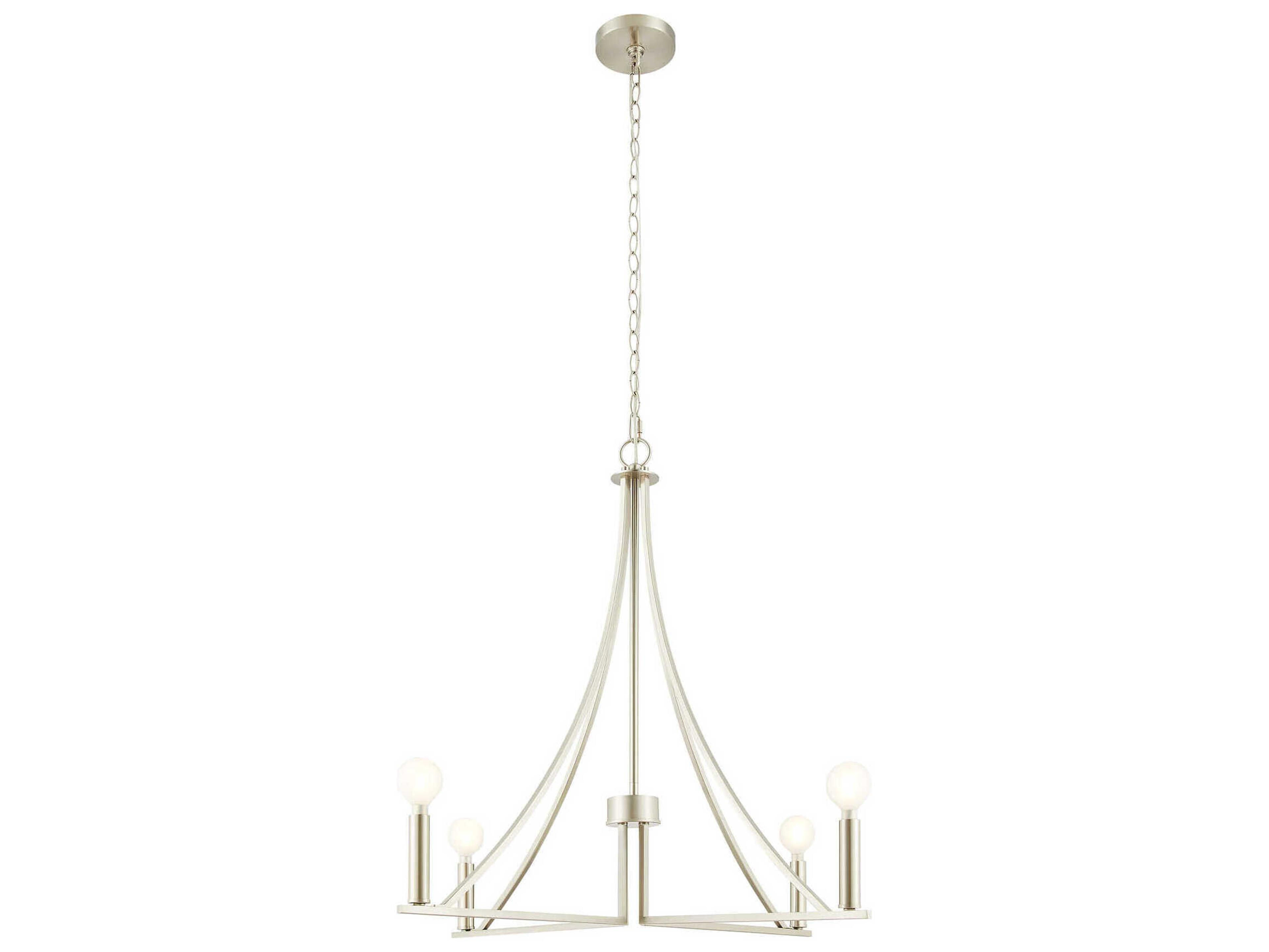 Savoy House Meridian 4-Light Brushed Nickel Chandelier