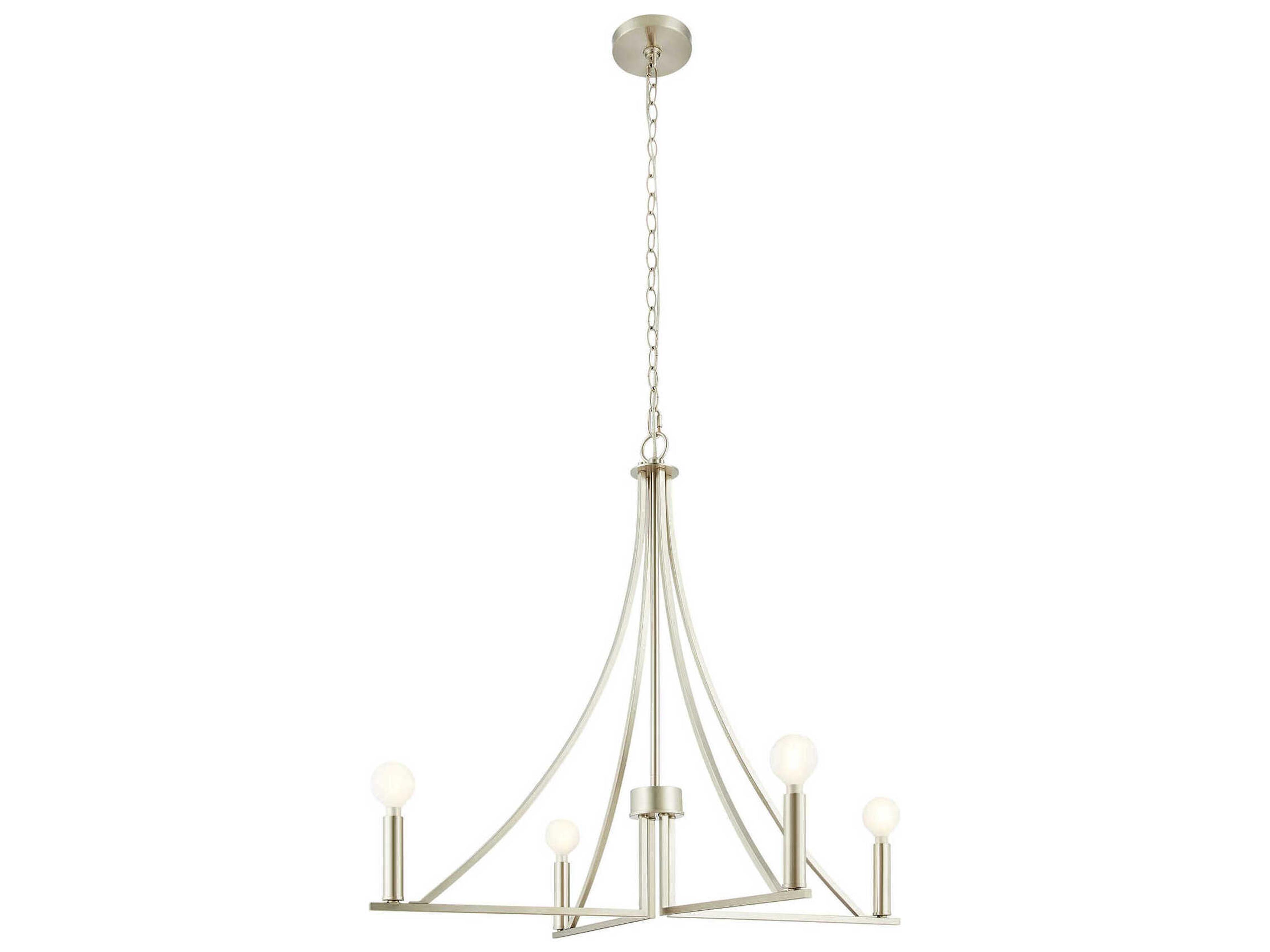 Savoy House Meridian 4-Light Brushed Nickel Chandelier