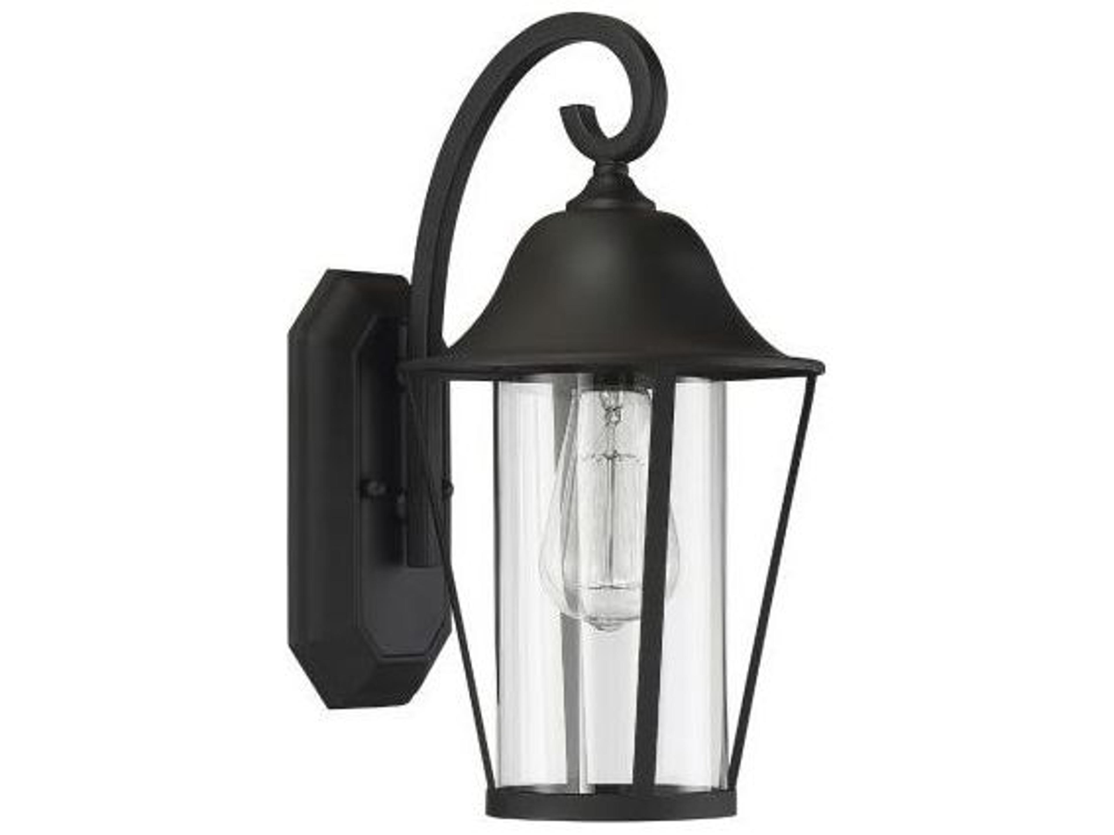 Savoy House Meridian 1 - Light Glass Outdoor Wall Light