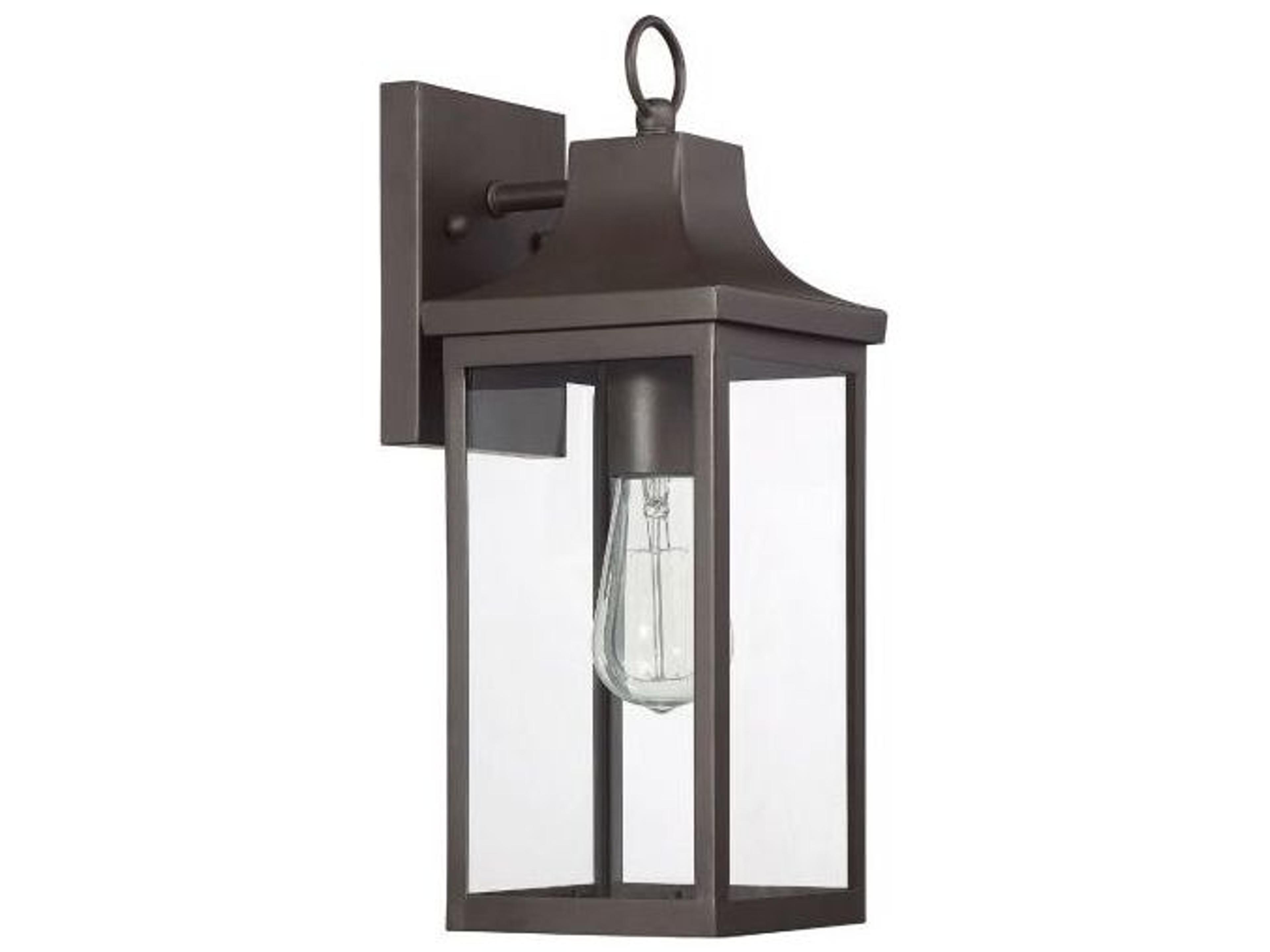 Savoy House Meridian 1 - Light Glass Outdoor Wall Light