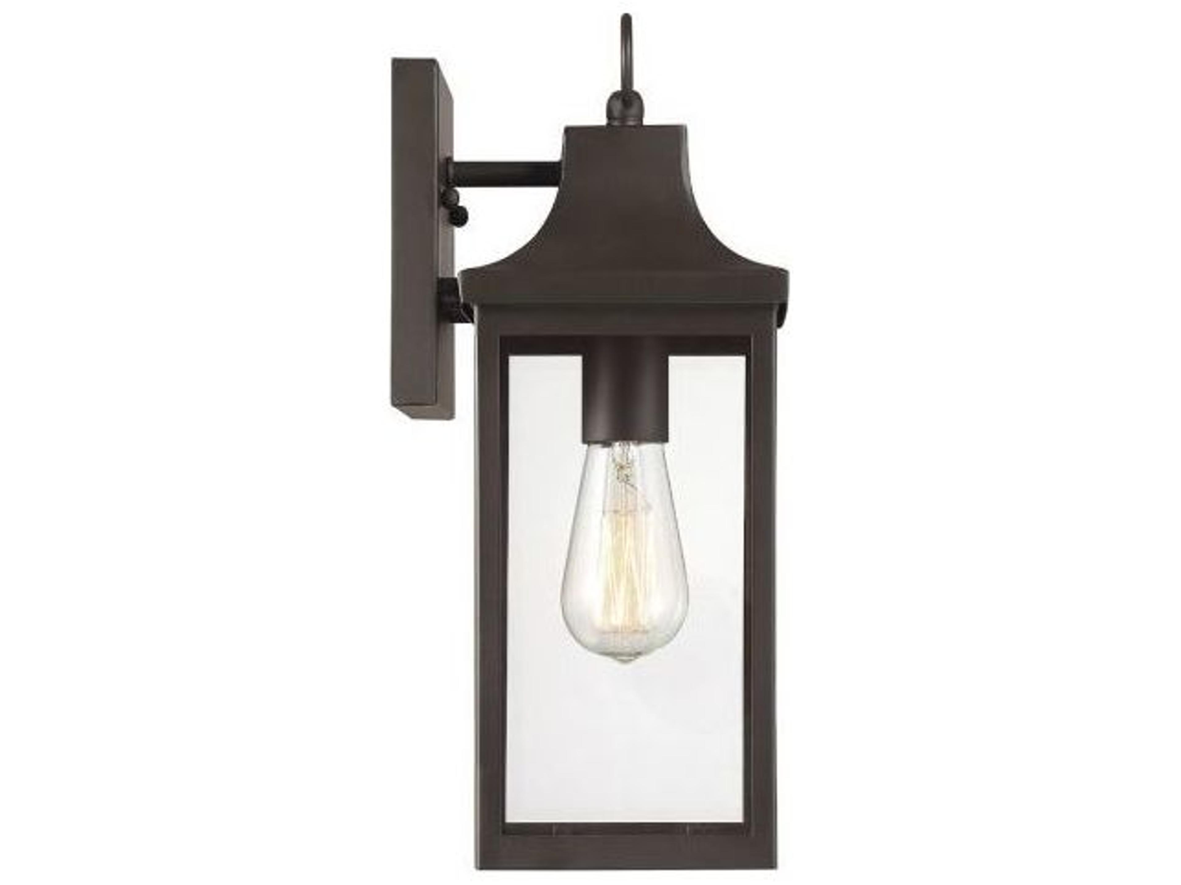 Savoy House Meridian 1 - Light Glass Outdoor Wall Light