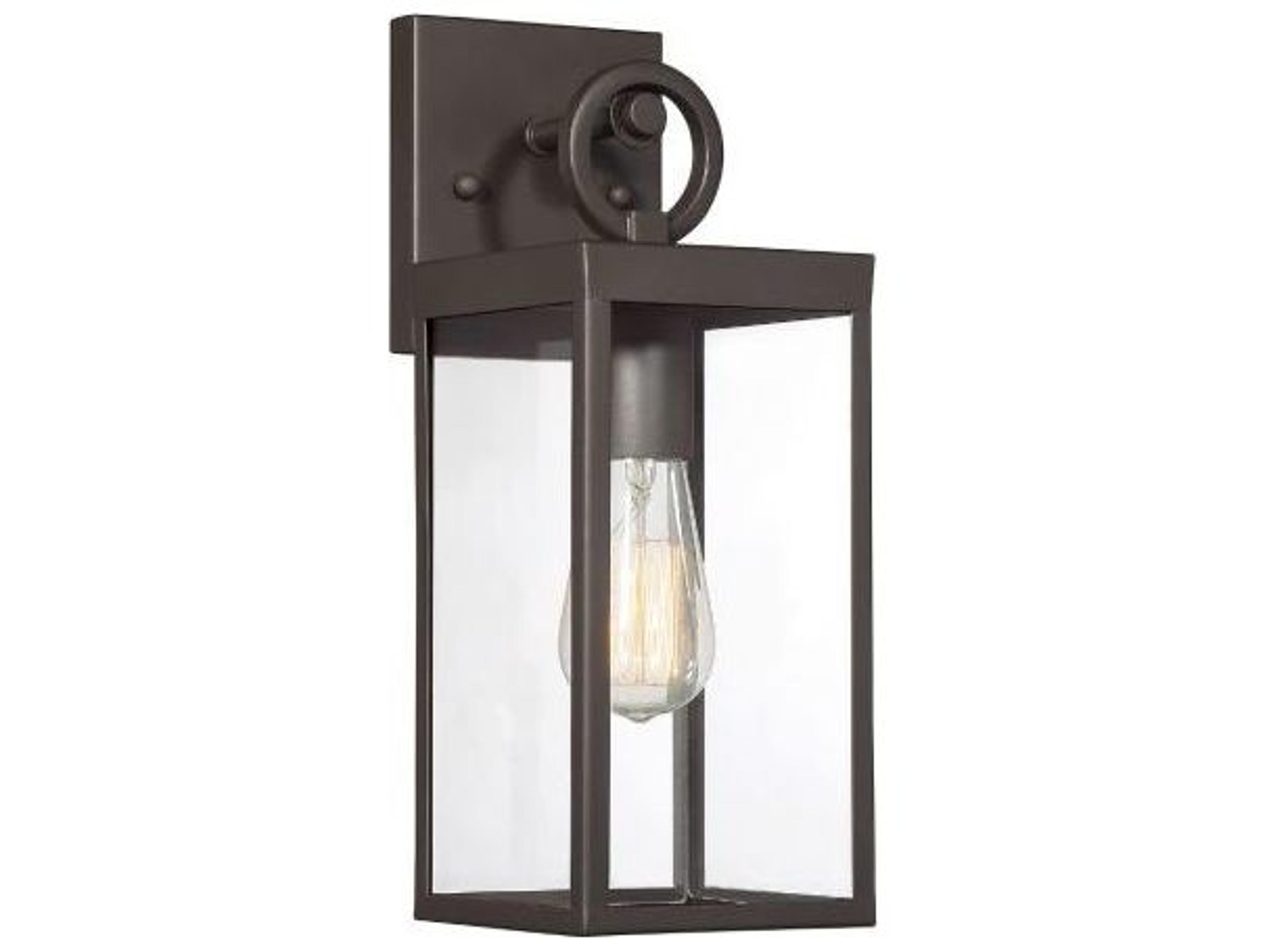 Savoy House Meridian 1 - Light Glass Outdoor Wall Light