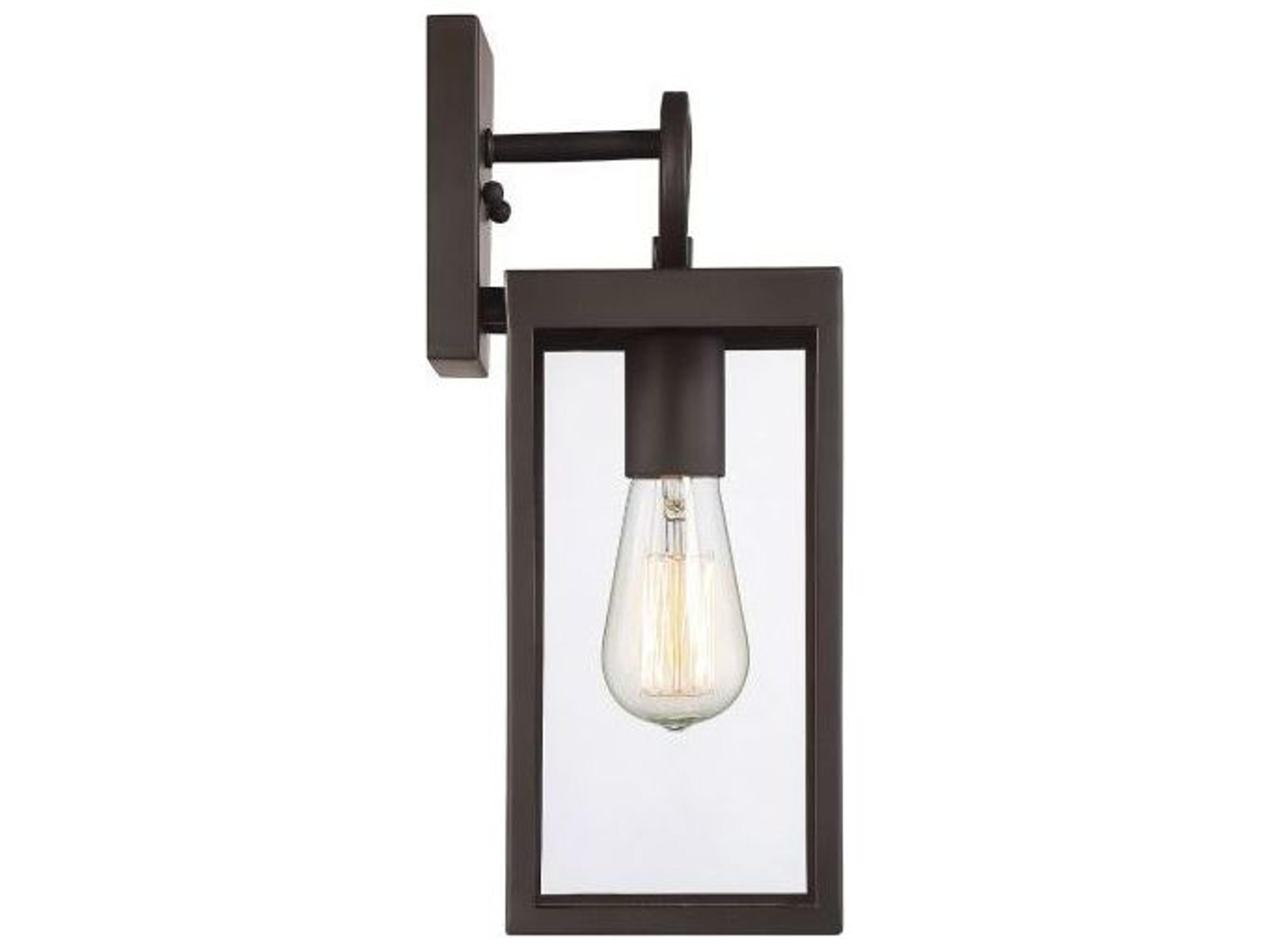 Savoy House Meridian 1 - Light Glass Outdoor Wall Light