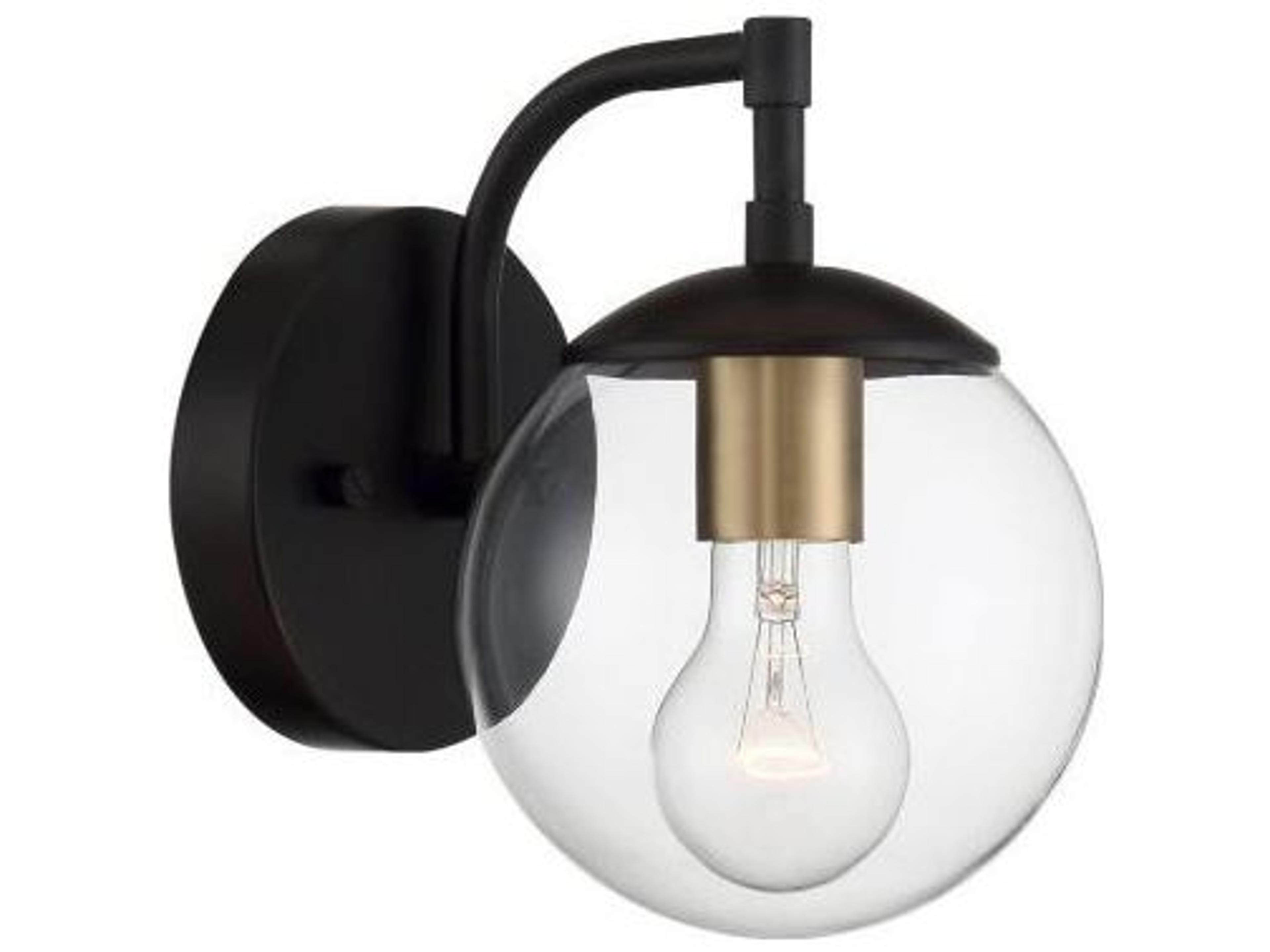 Savoy House Meridian 1 - Light Glass Outdoor Wall Light