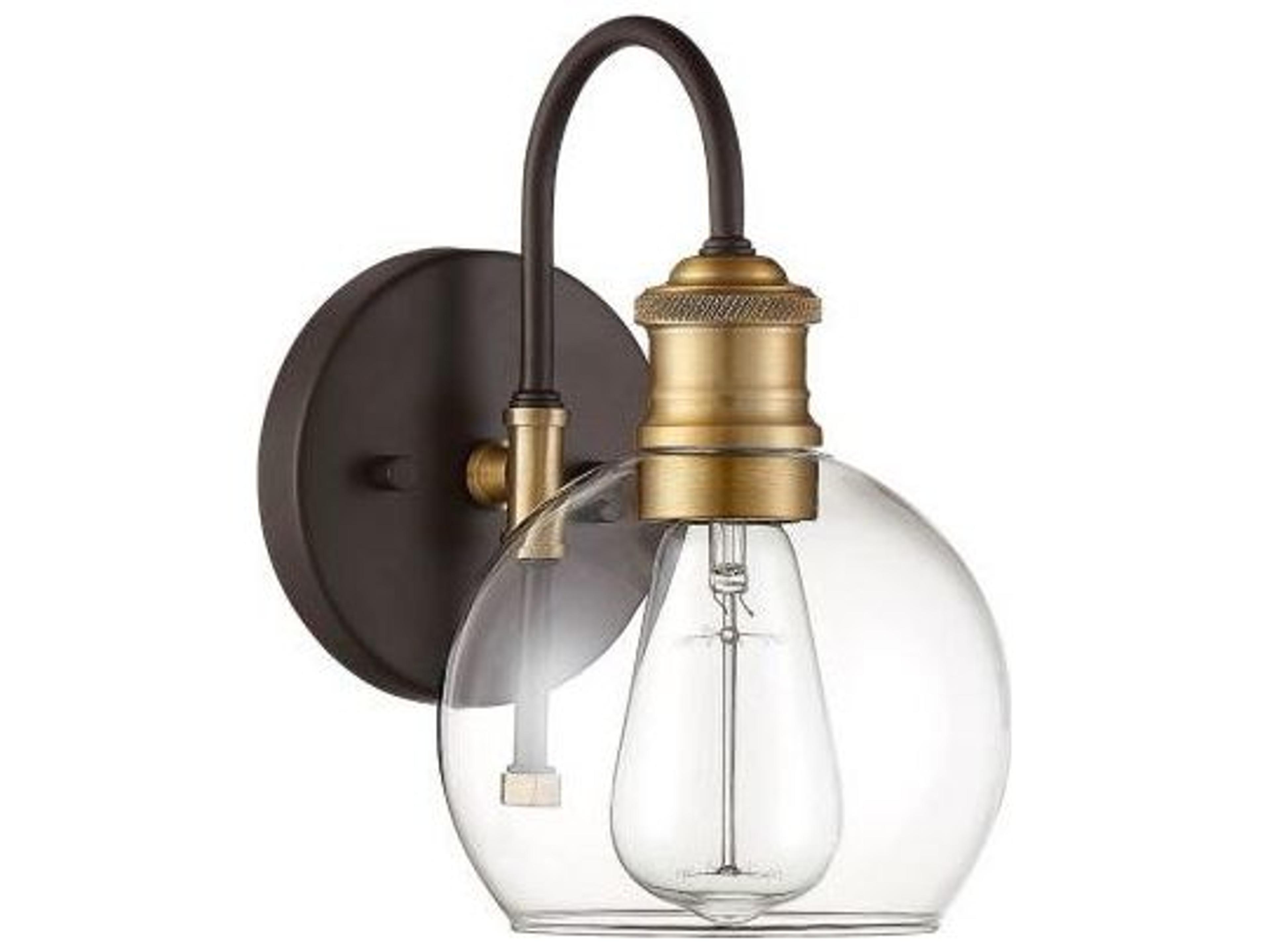 Savoy House Meridian 1 - Light Glass Outdoor Wall Light
