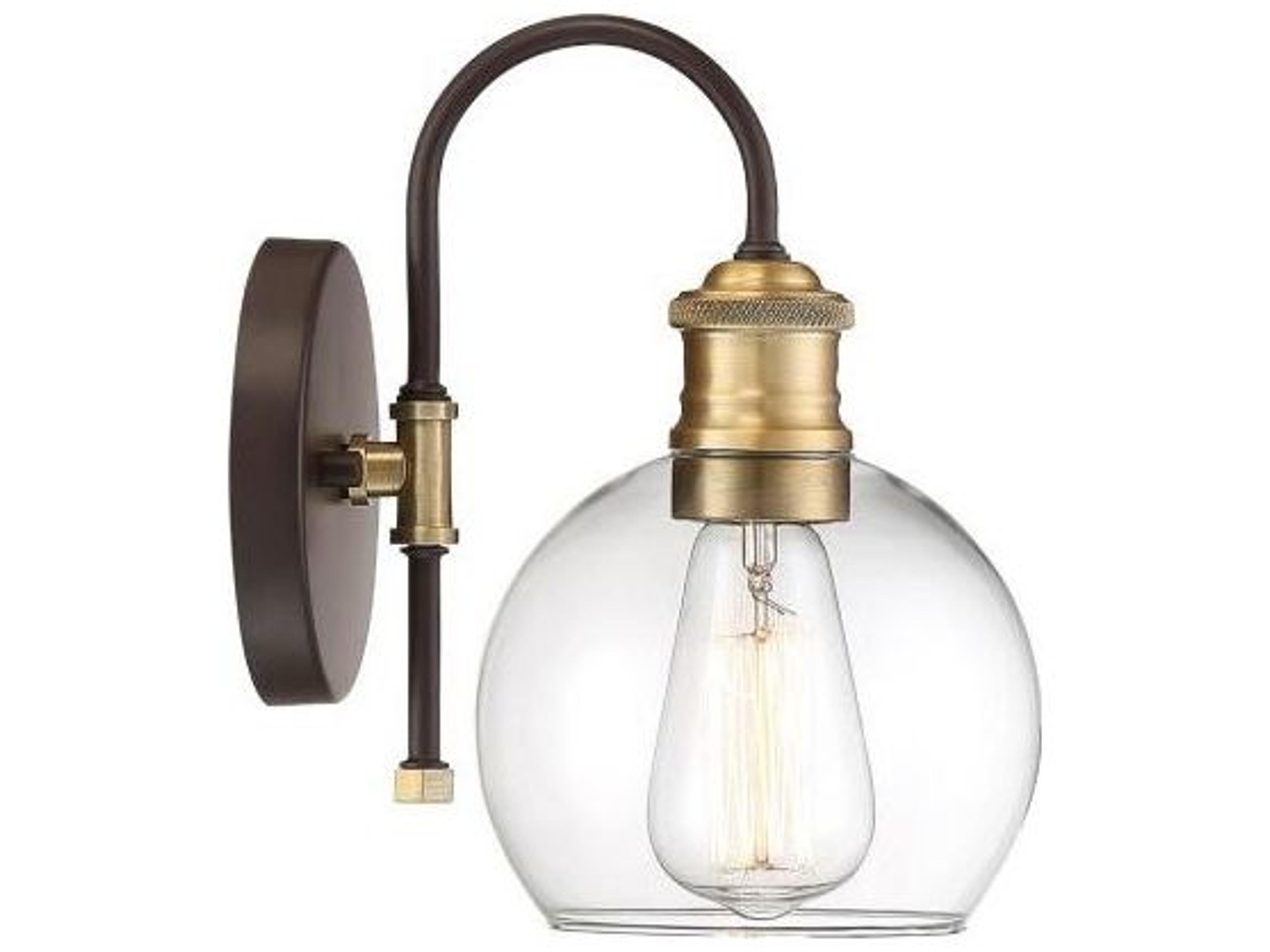 Savoy House Meridian 1 - Light Glass Outdoor Wall Light