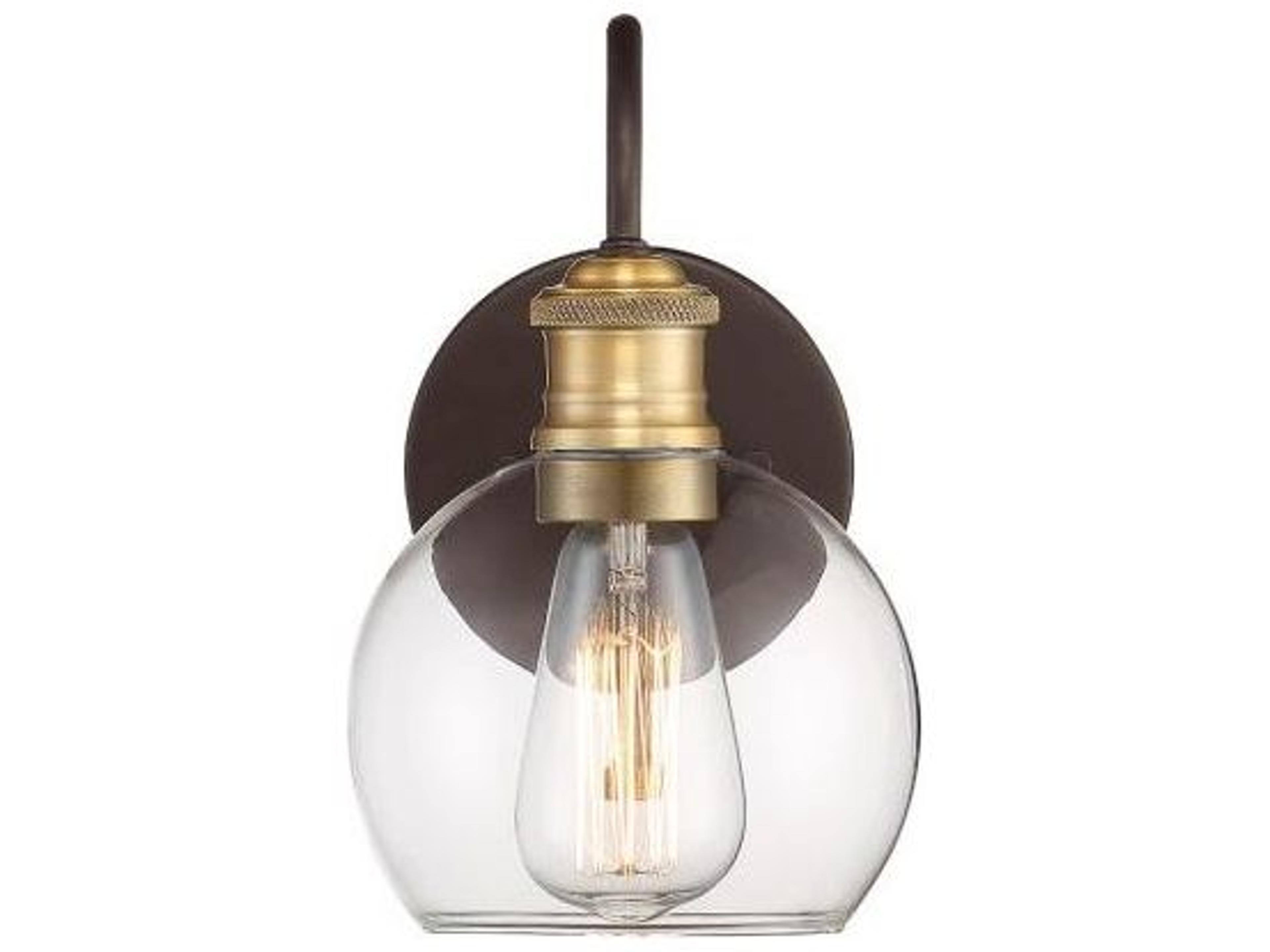 Savoy House Meridian 1 - Light Glass Outdoor Wall Light