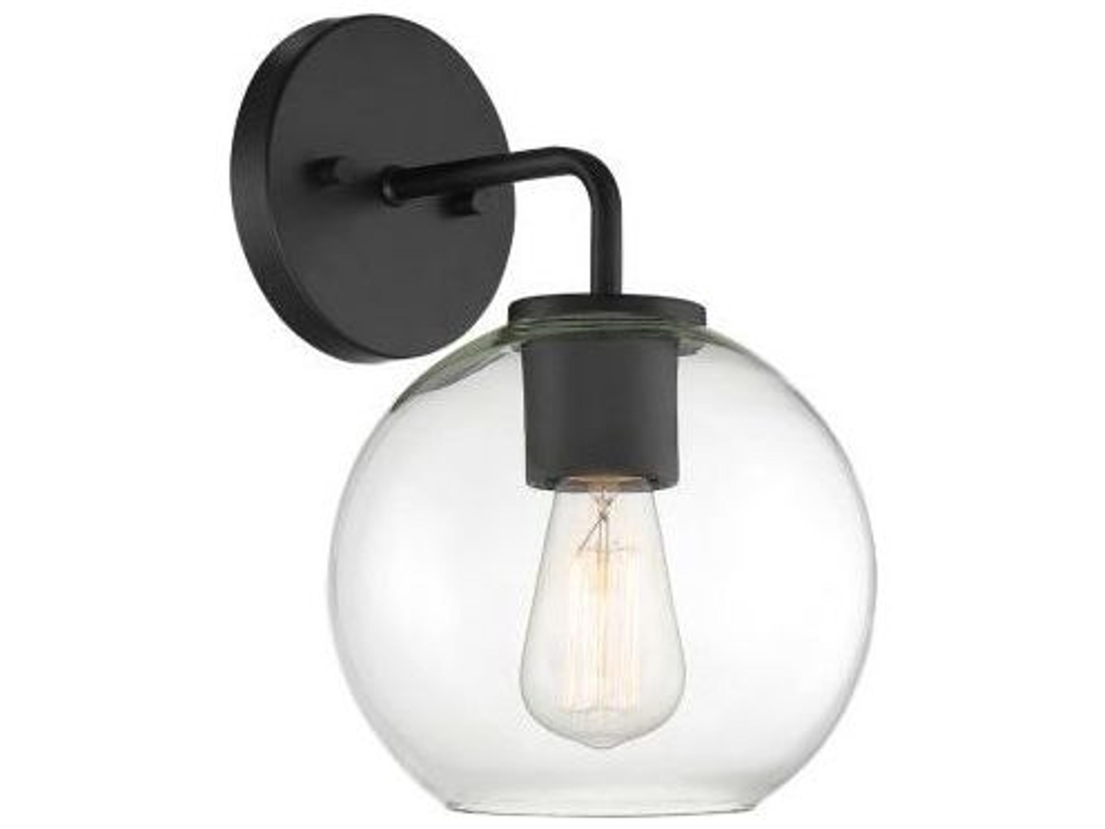 Savoy House Meridian 1 - Light Glass Outdoor Wall Light