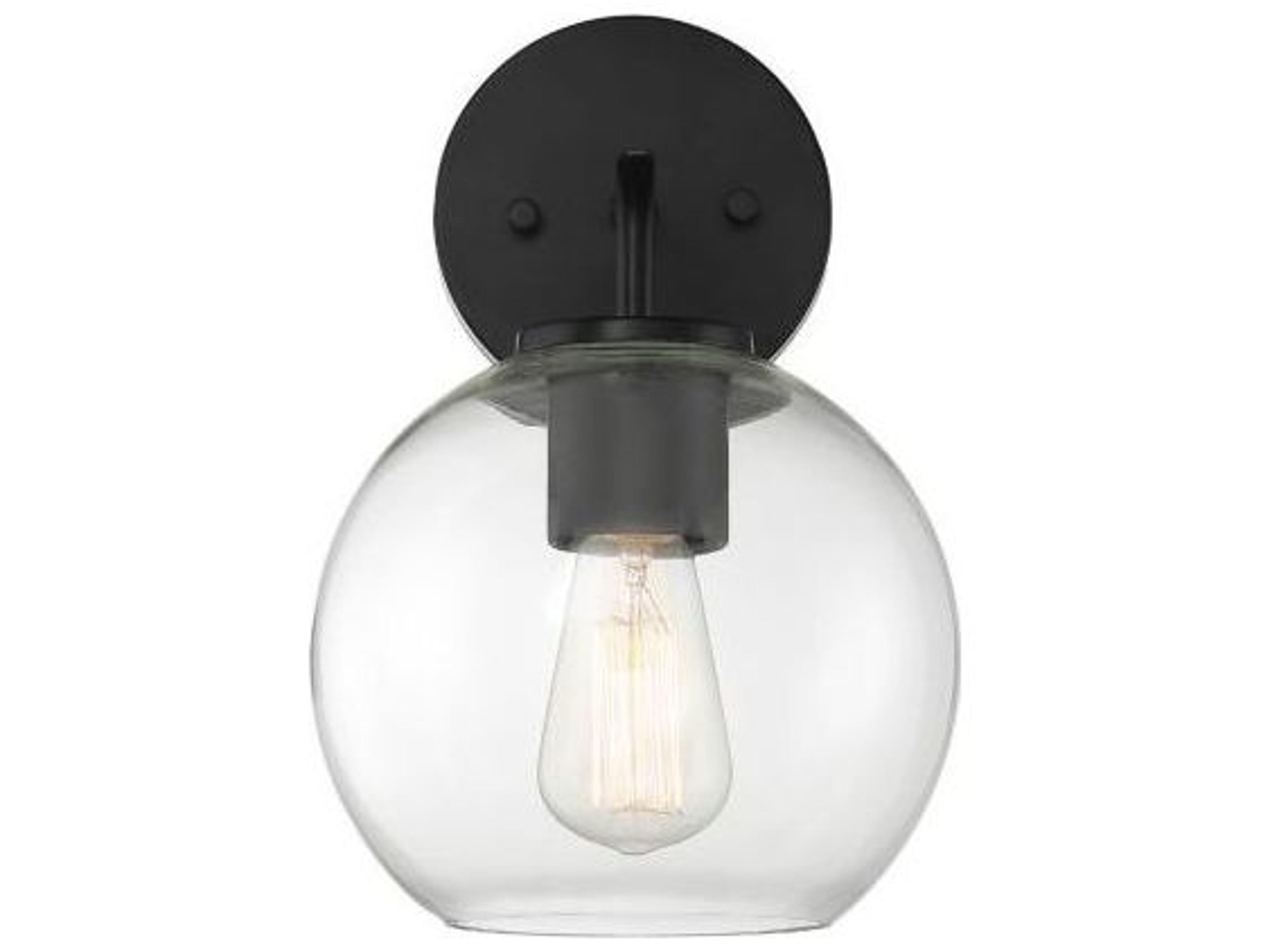 Savoy House Meridian 1 - Light Glass Outdoor Wall Light