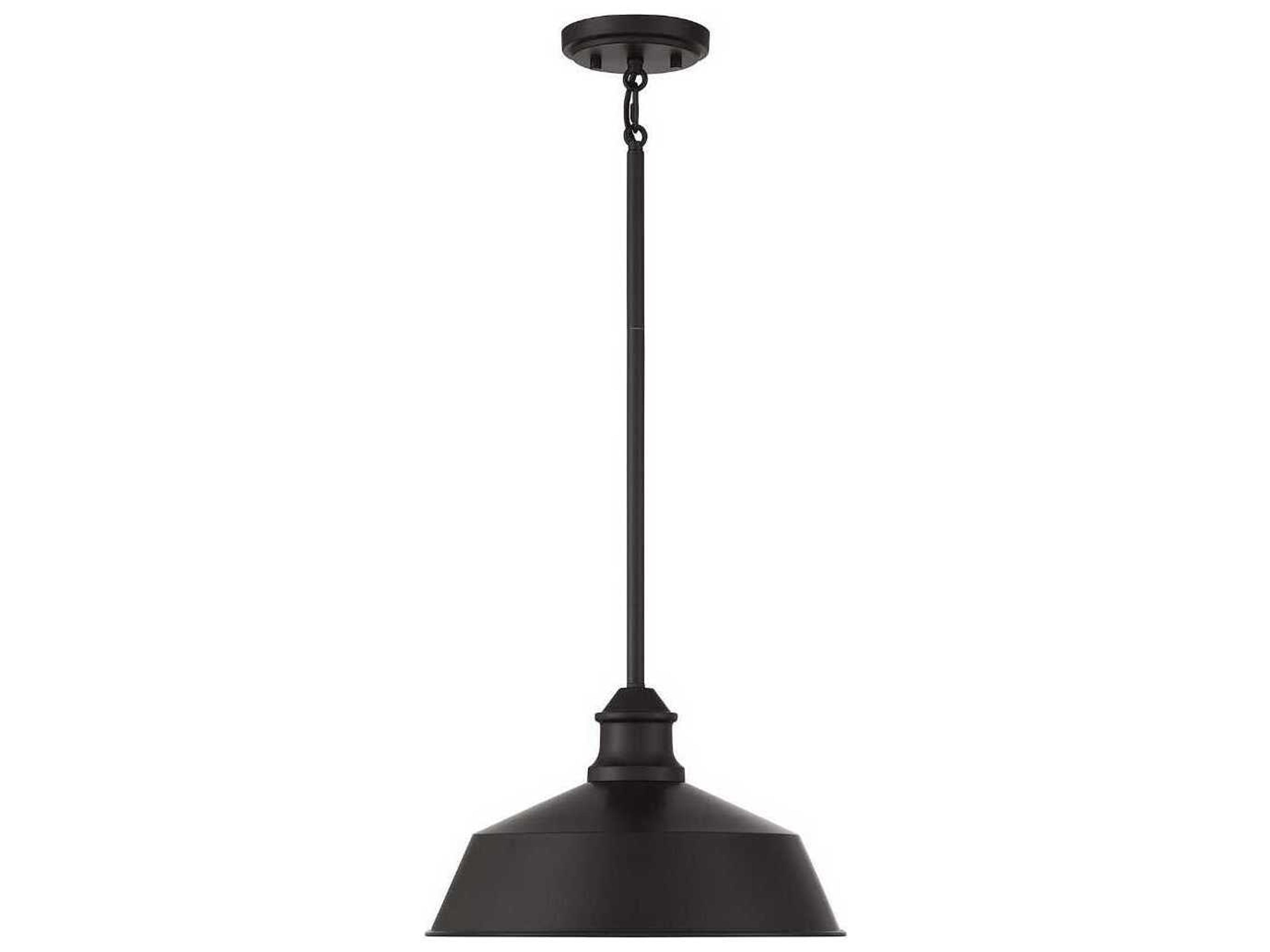 Savoy House Meridian 1-Light Oil Rubbed Bronze Black Bowl Pendant
