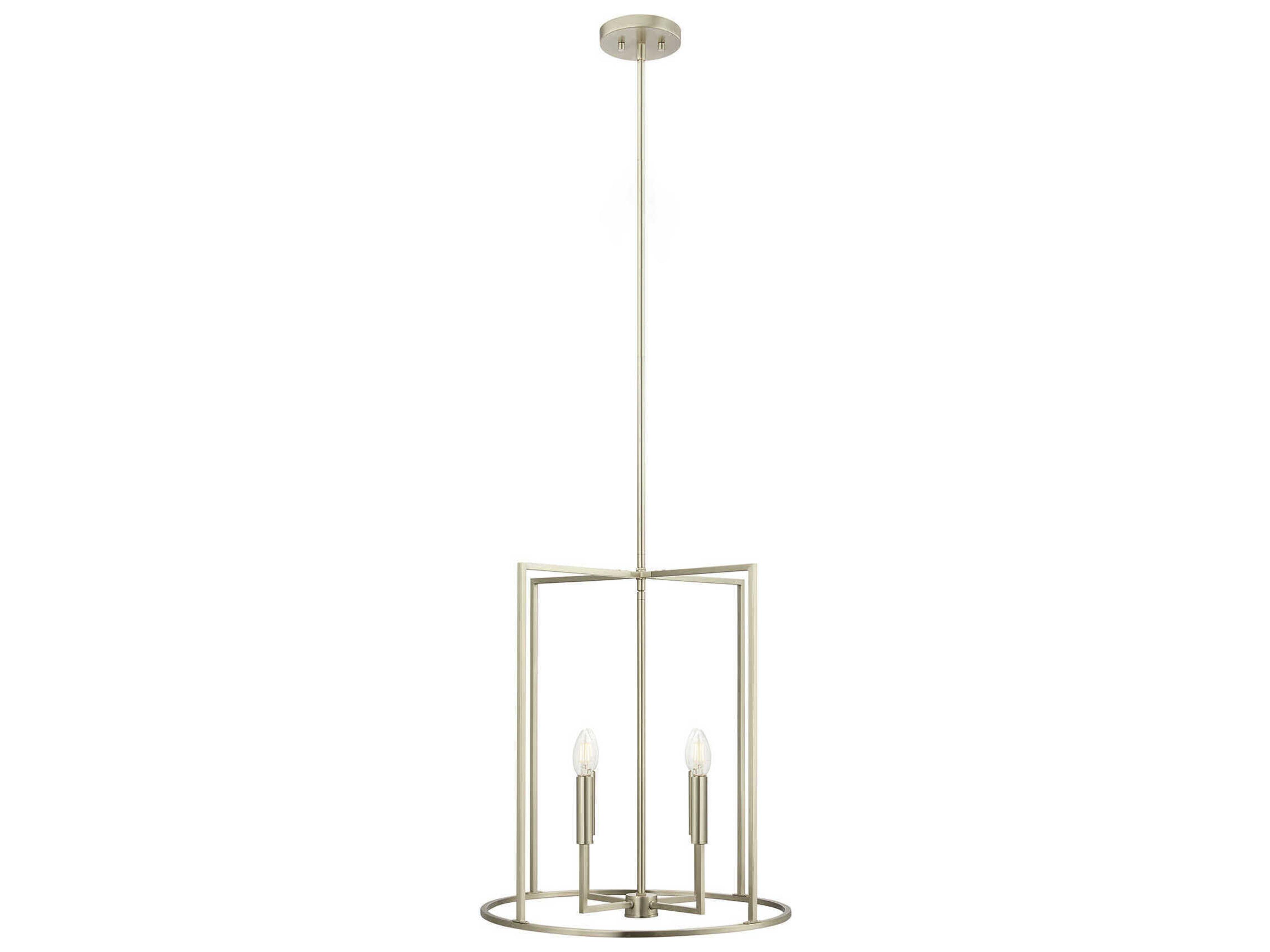 Meridian 4-Light Brushed Nickel Pendant