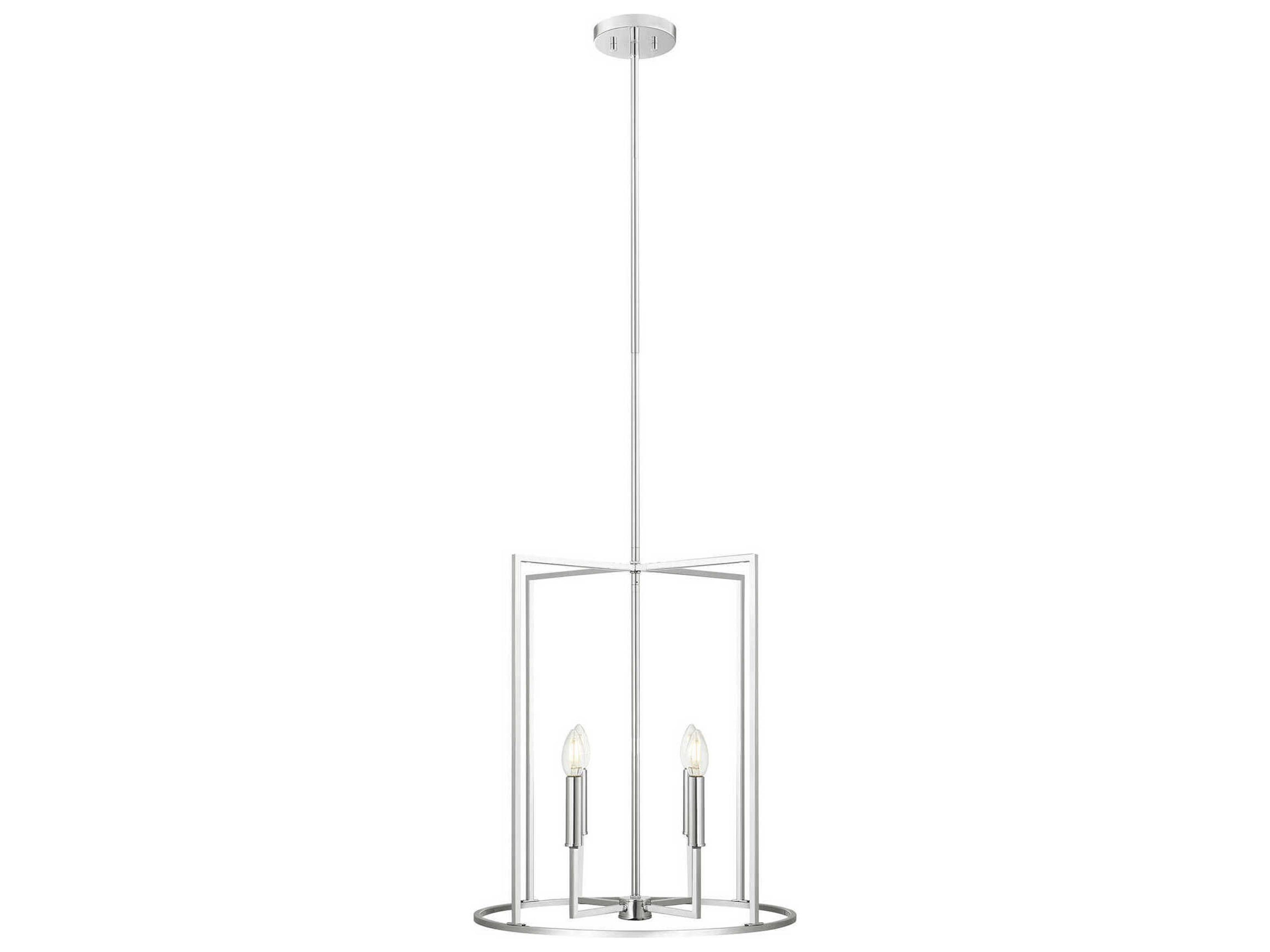 Meridian 4-Light Chrome Pendant