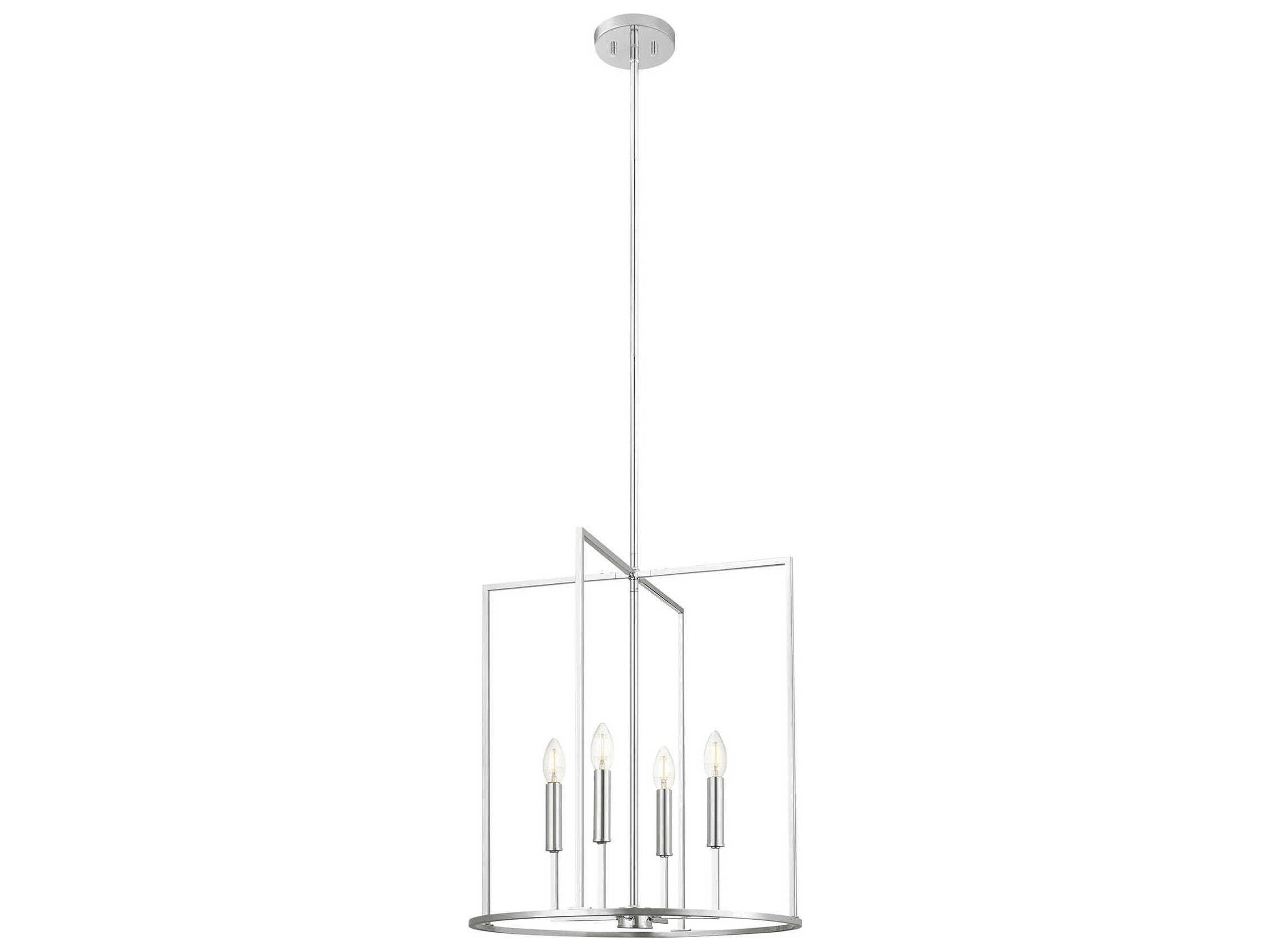 Savoy House Meridian 4-Light Chrome Pendant