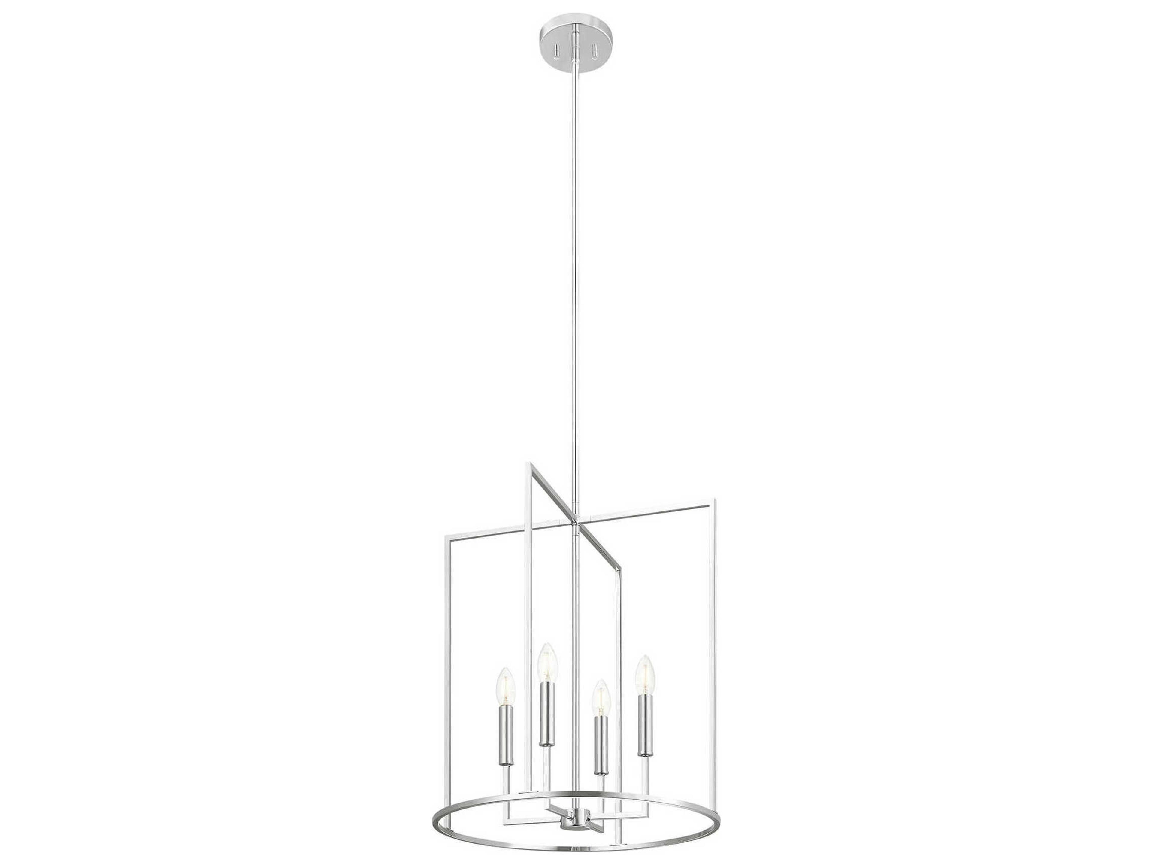 Savoy House Meridian 4-Light Chrome Pendant