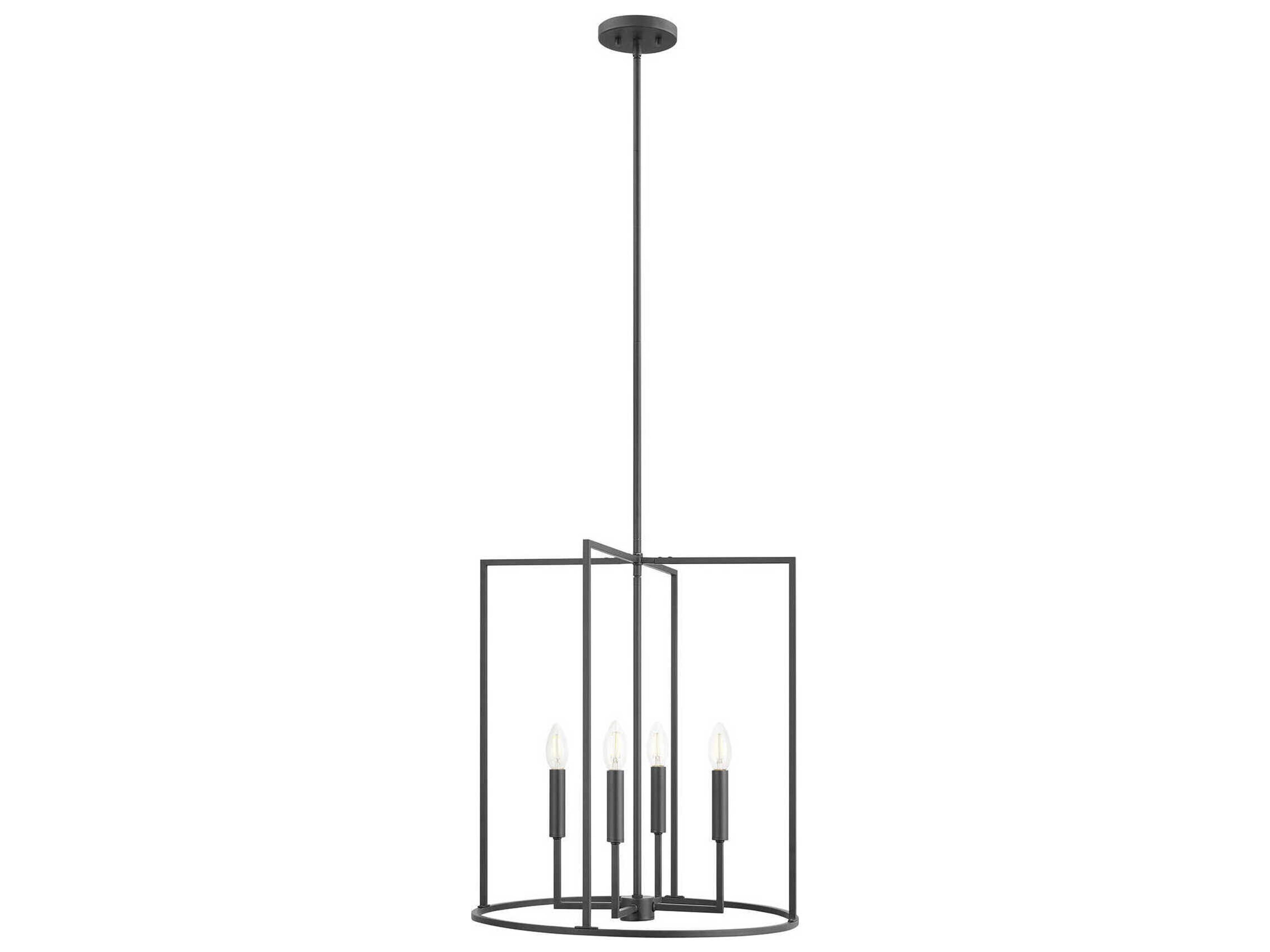 Savoy House Meridian 4-Light Matte Black Pendant