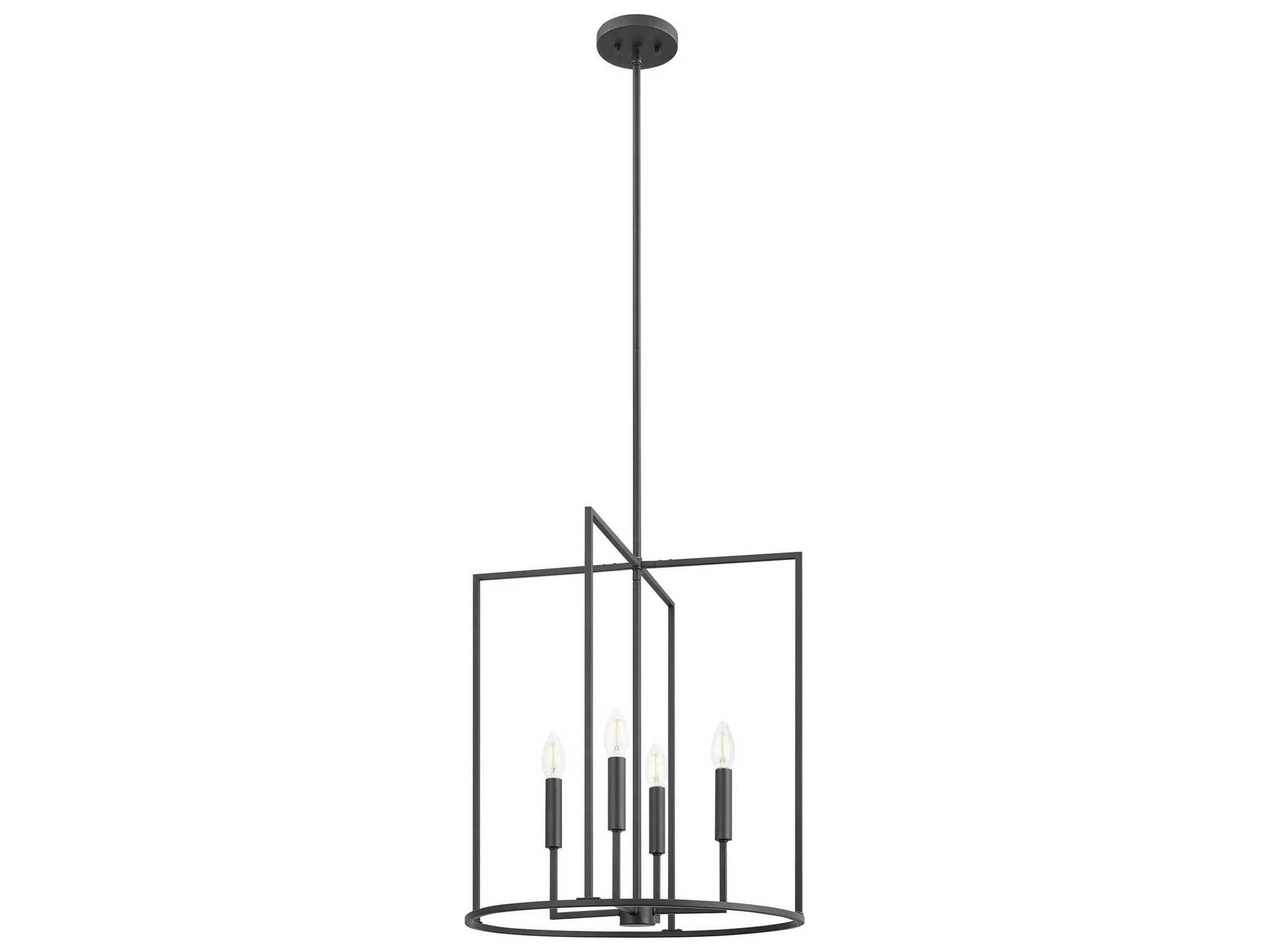 Savoy House Meridian 4-Light Matte Black Pendant