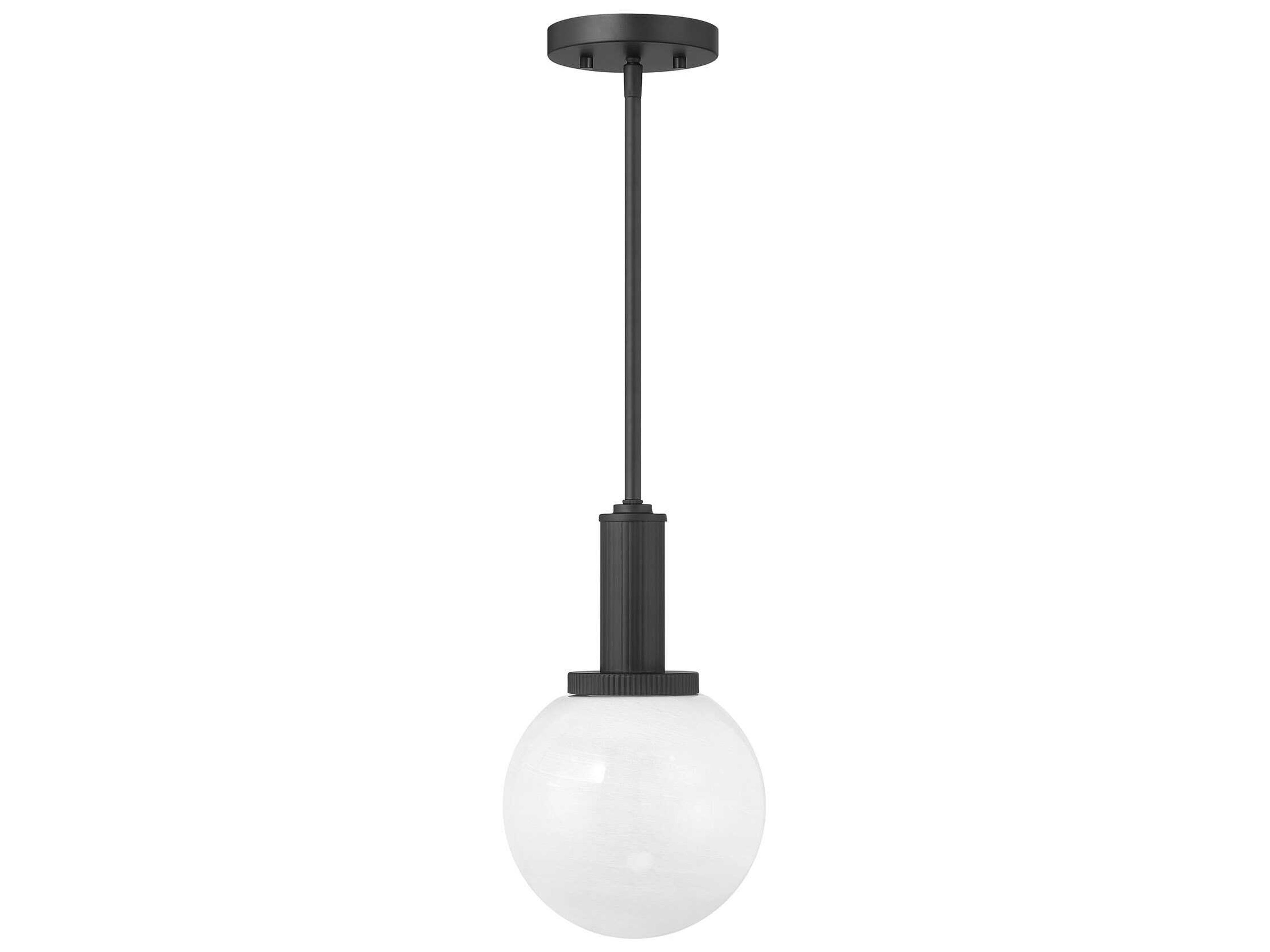 Savoy House Meridian 1-Light Matte Black Globe Mini Pendant