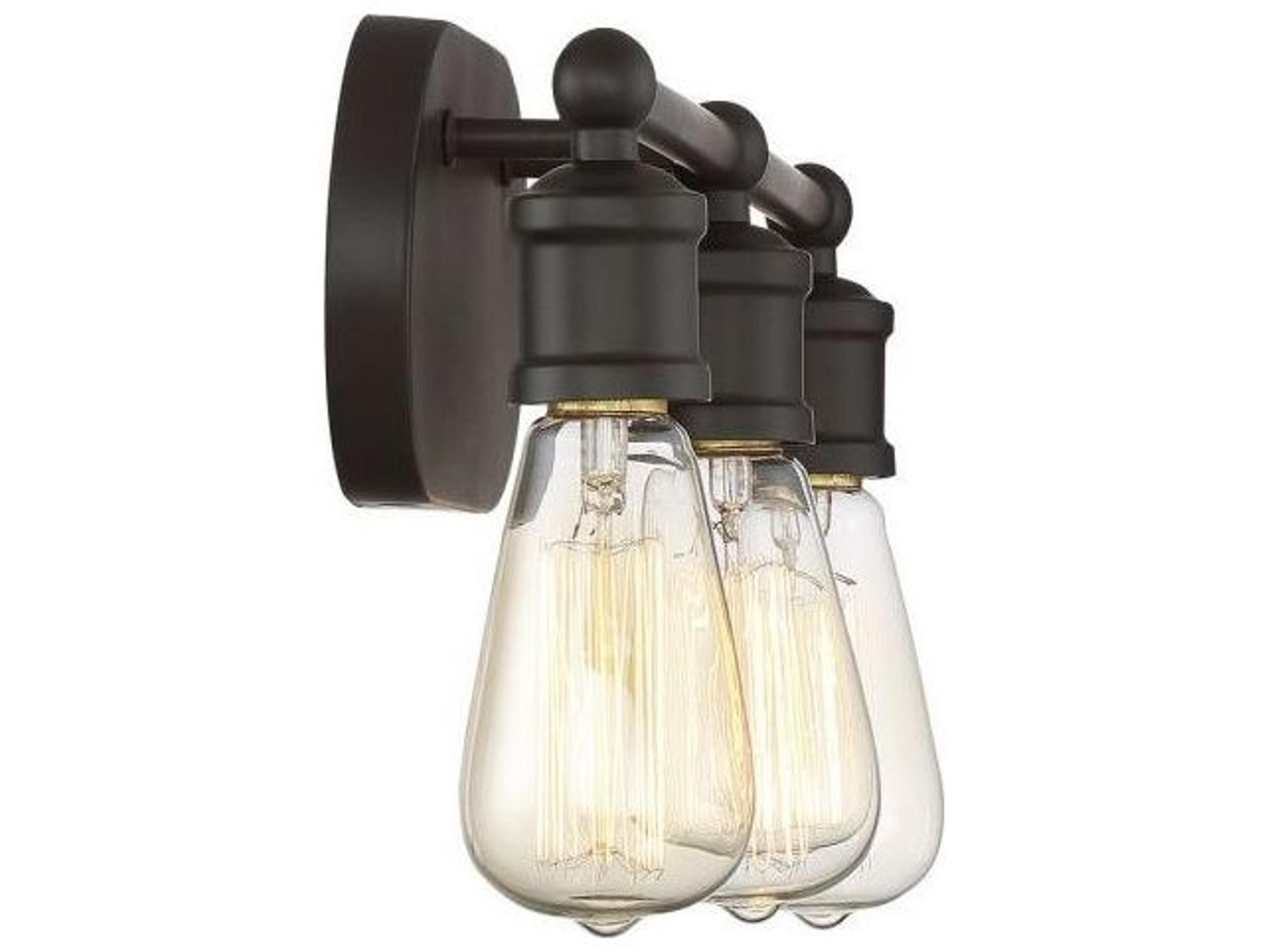 Savoy House Meridian 3-Light Oil Rubbed Bronze Vanity Light