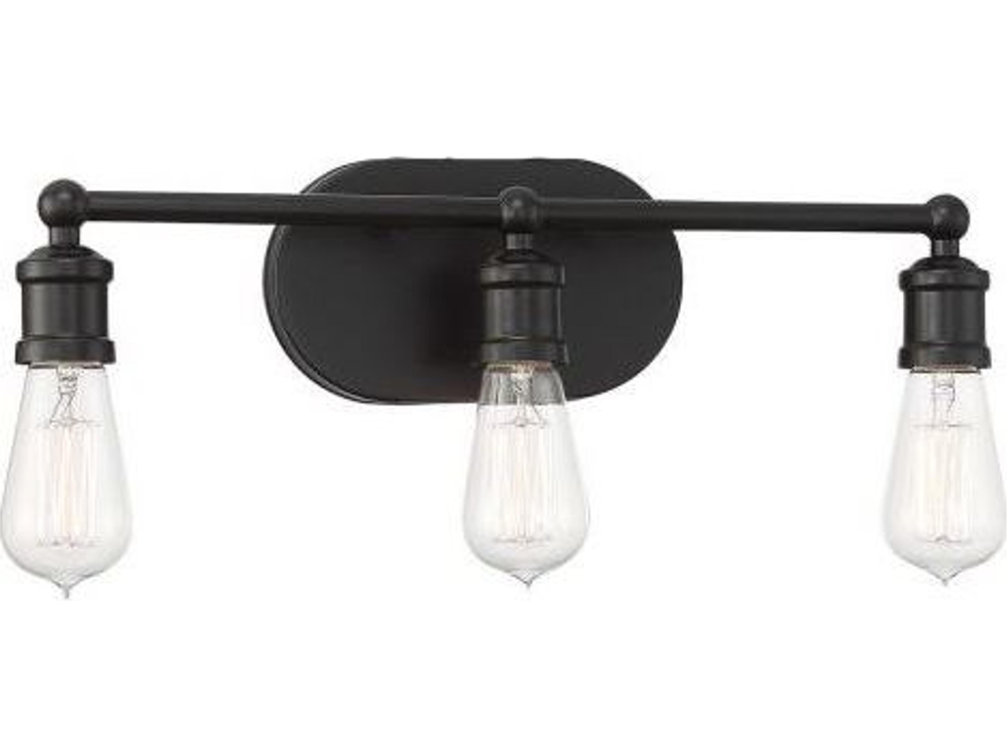 Savoy House Meridian 3-Light Oil Rubbed Bronze Vanity Light