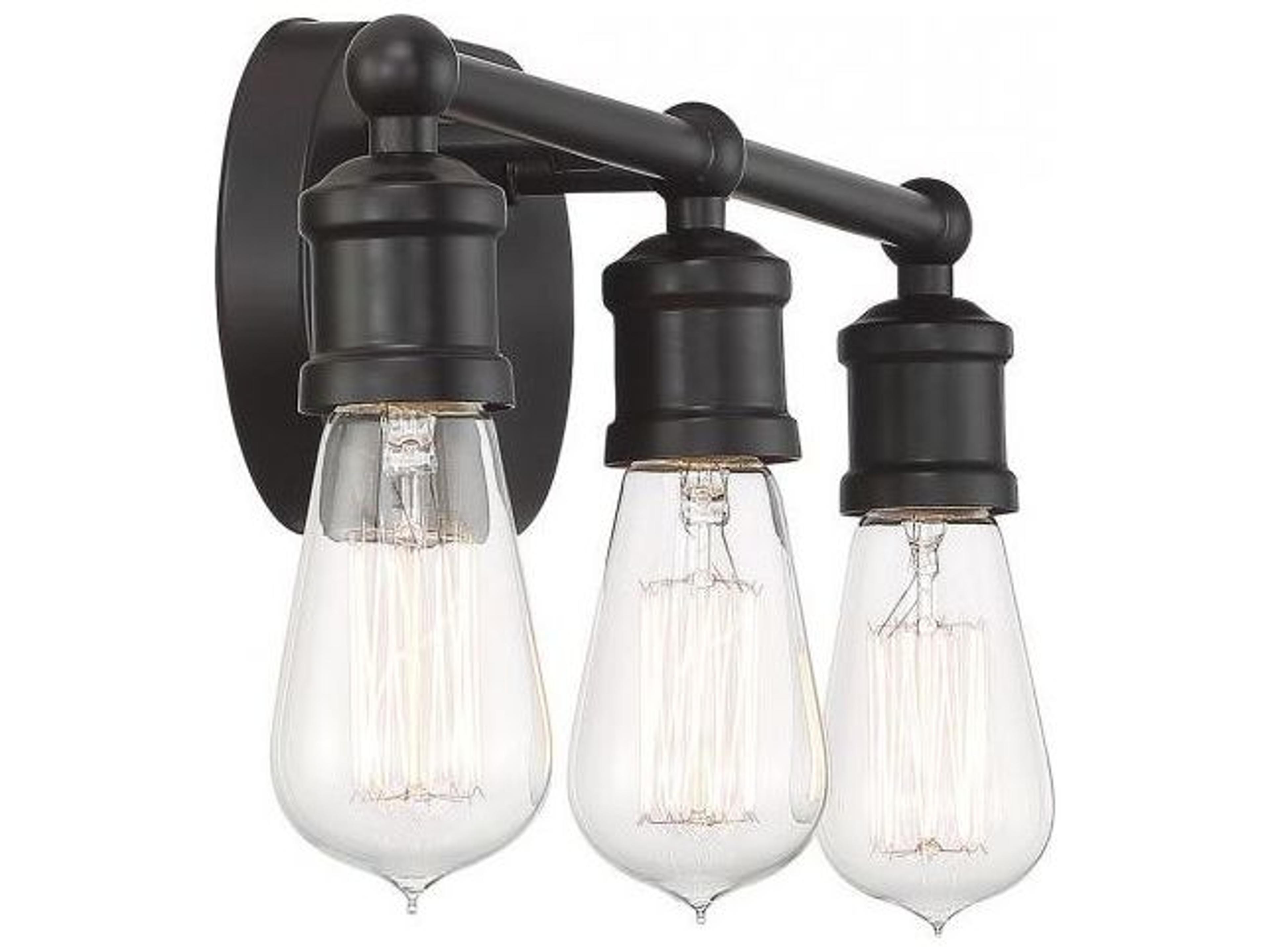 Savoy House Meridian 3-Light Oil Rubbed Bronze Vanity Light