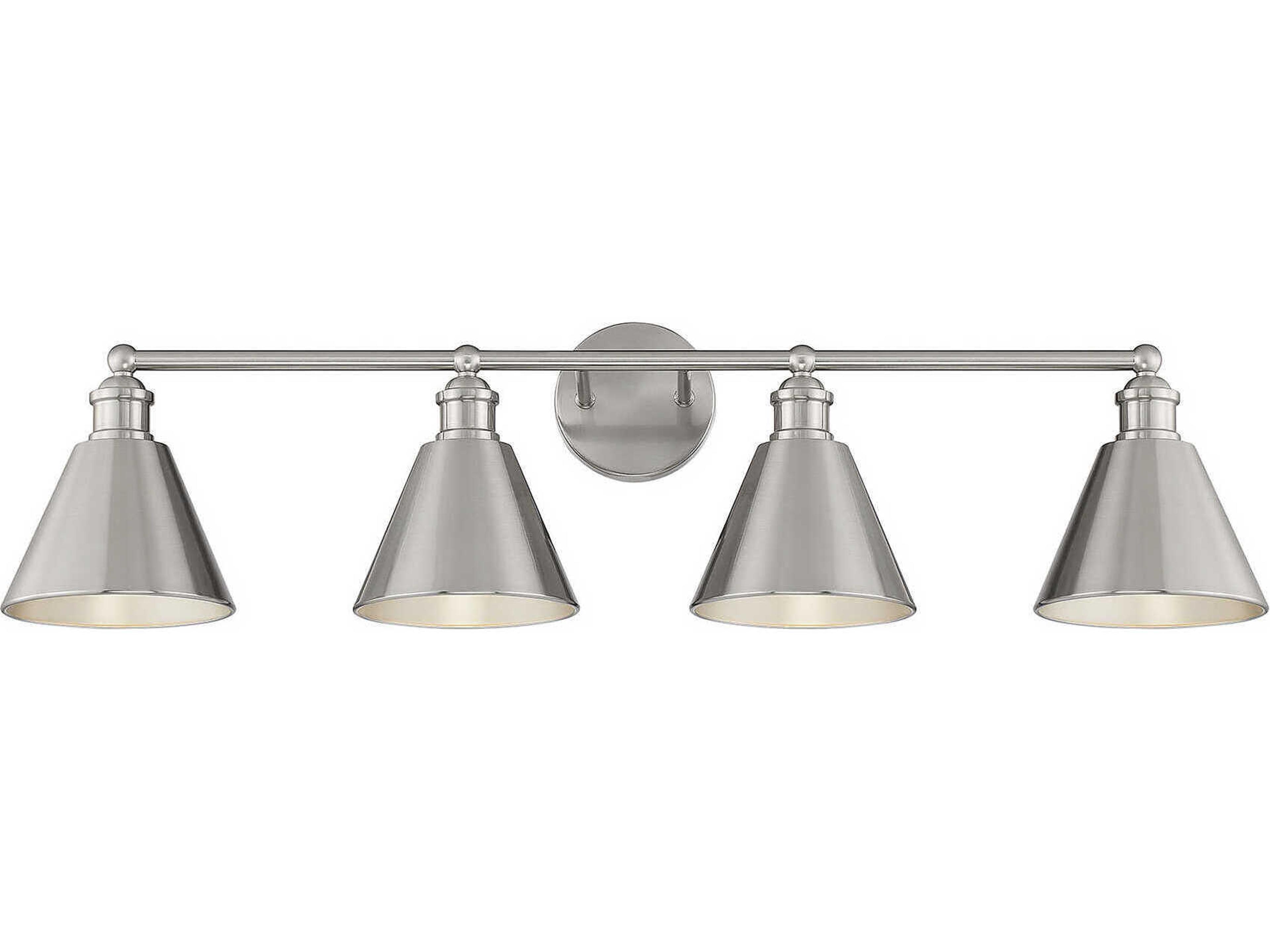 Meridian 4-Light Brushed Nickel Vanity Light