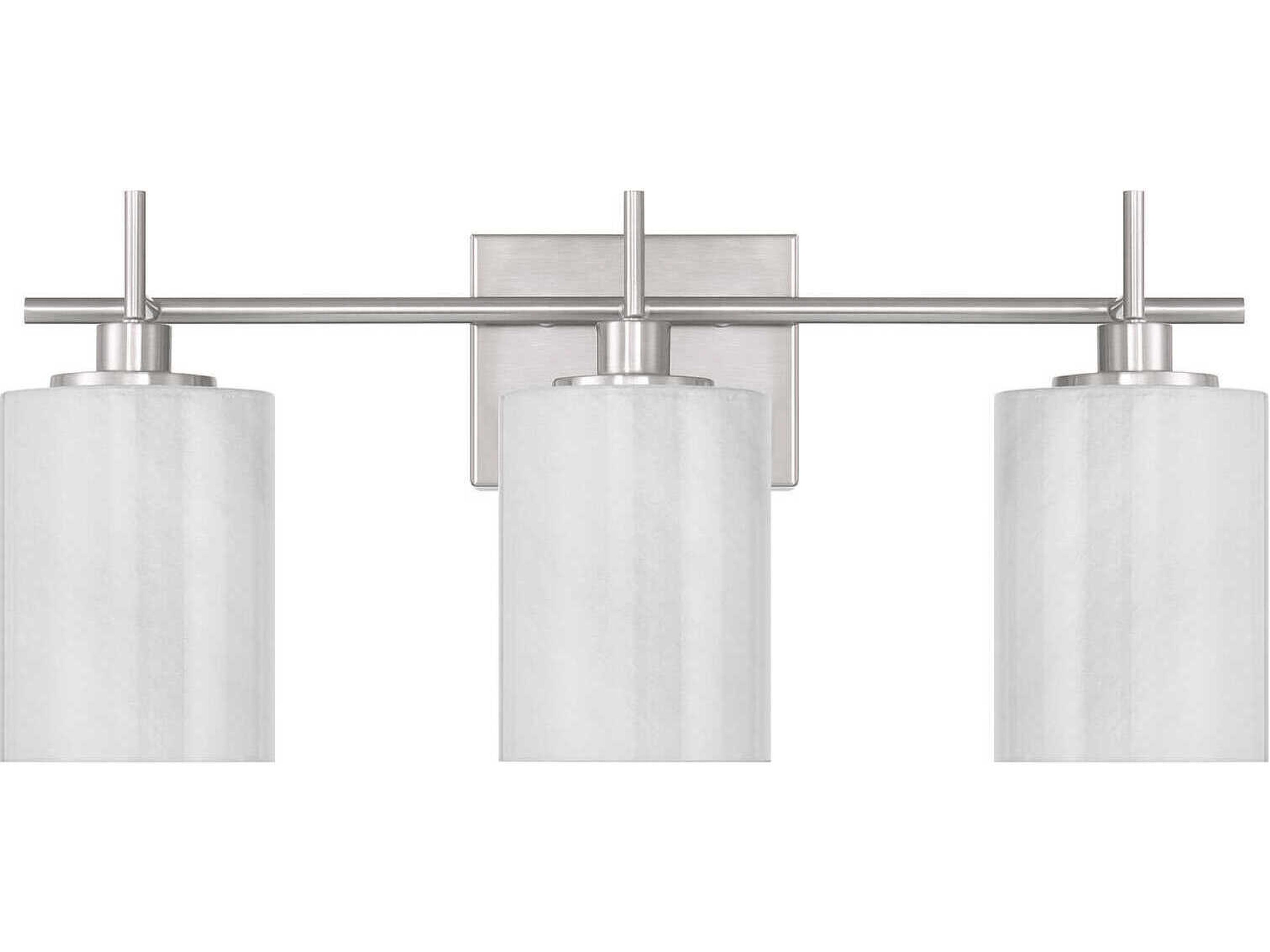 Savoy House Meridian 3-Light Brushed Nickel Vanity Light