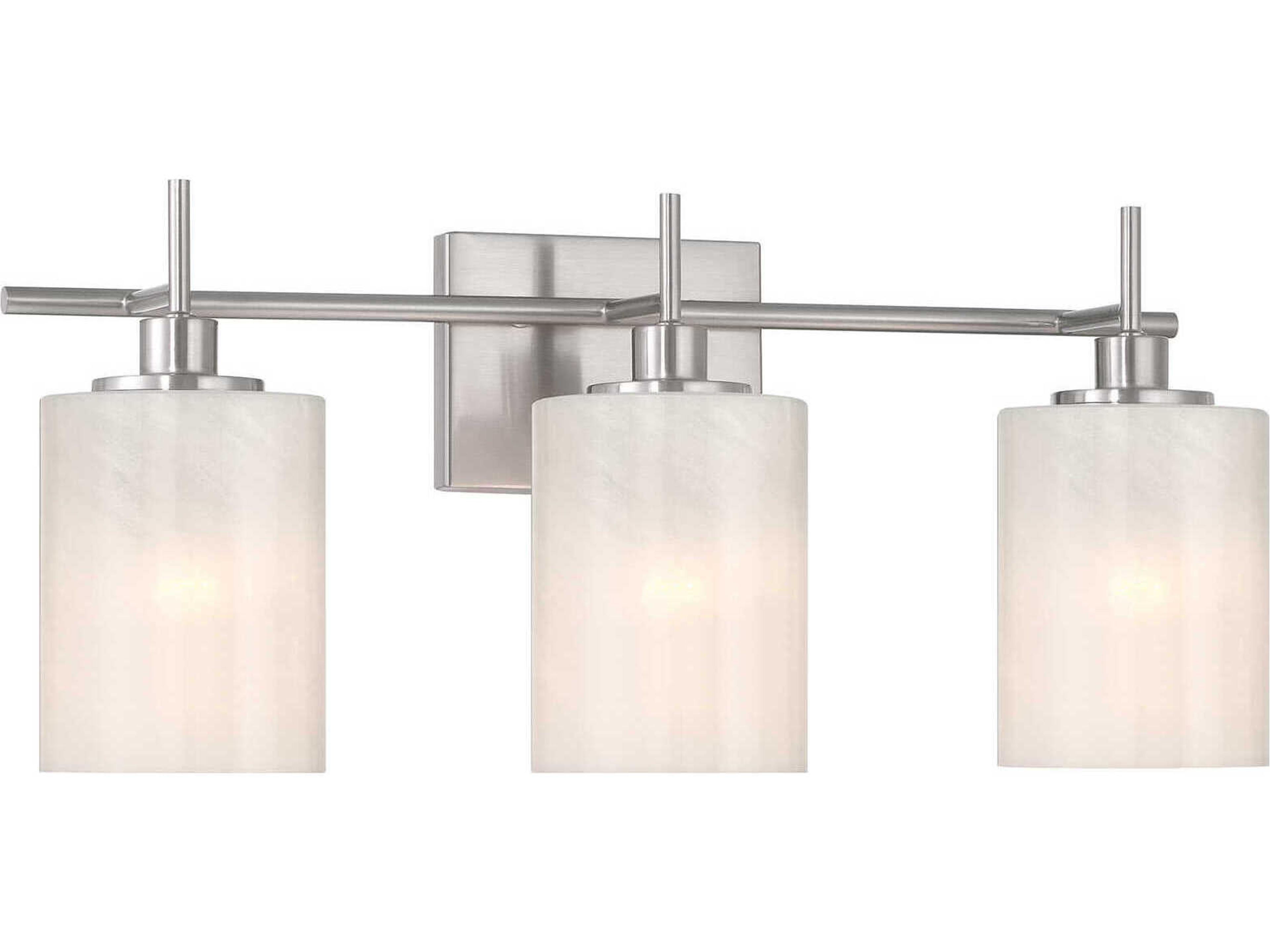 Savoy House Meridian 3-Light Brushed Nickel Vanity Light
