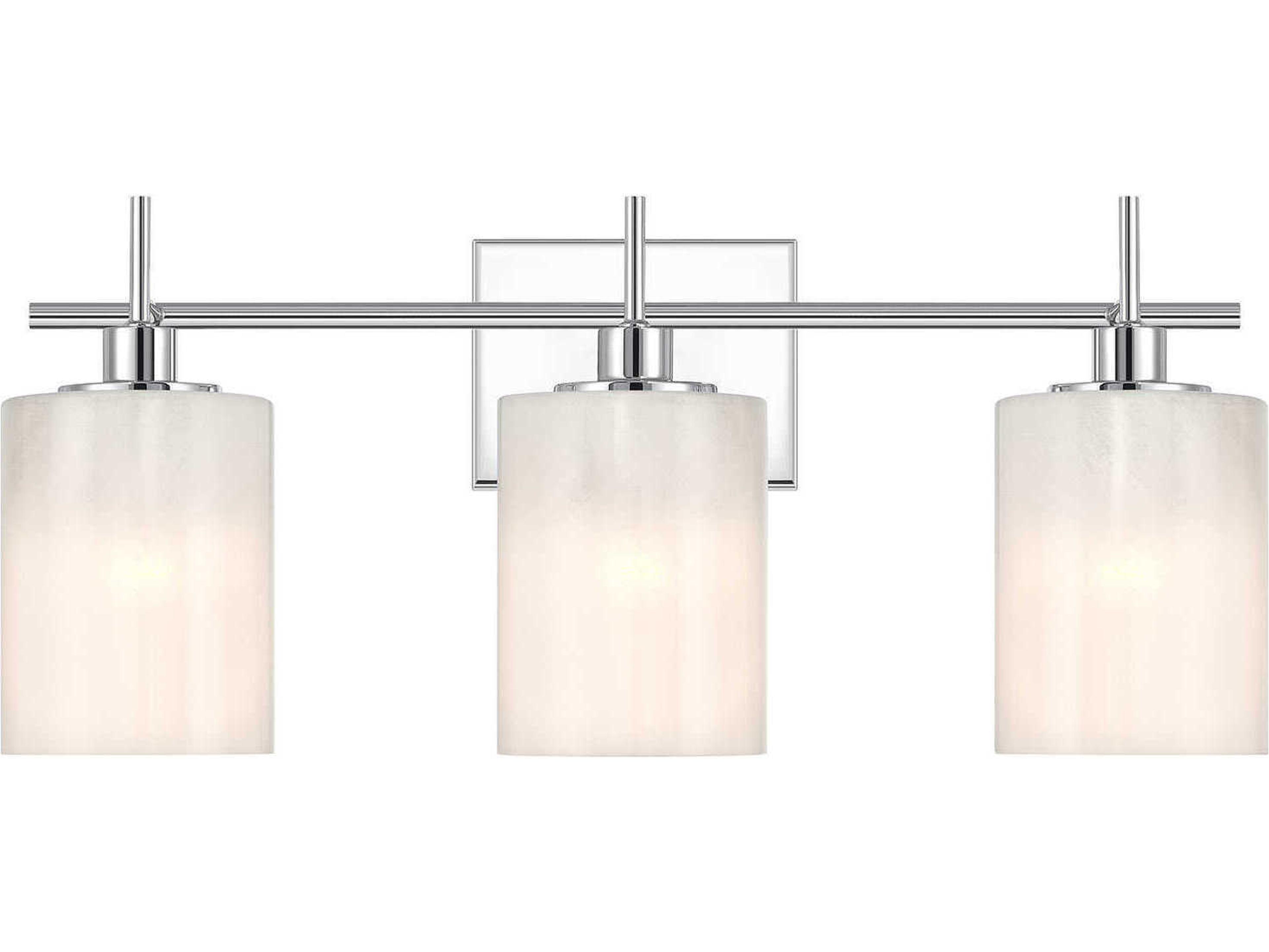 Meridian 3-Light Chrome Vanity Light